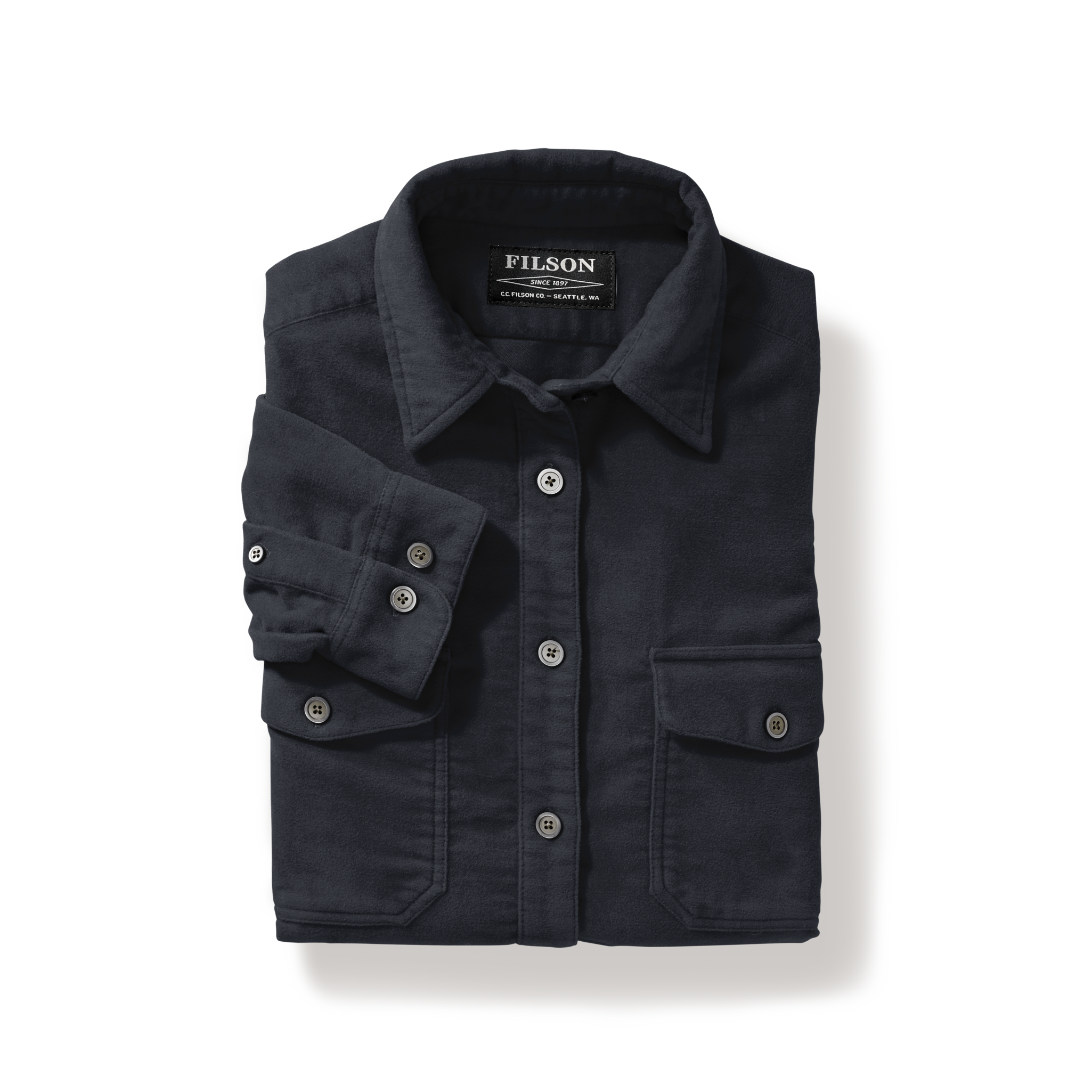Women's Moleskin Shirt - Dark Navy