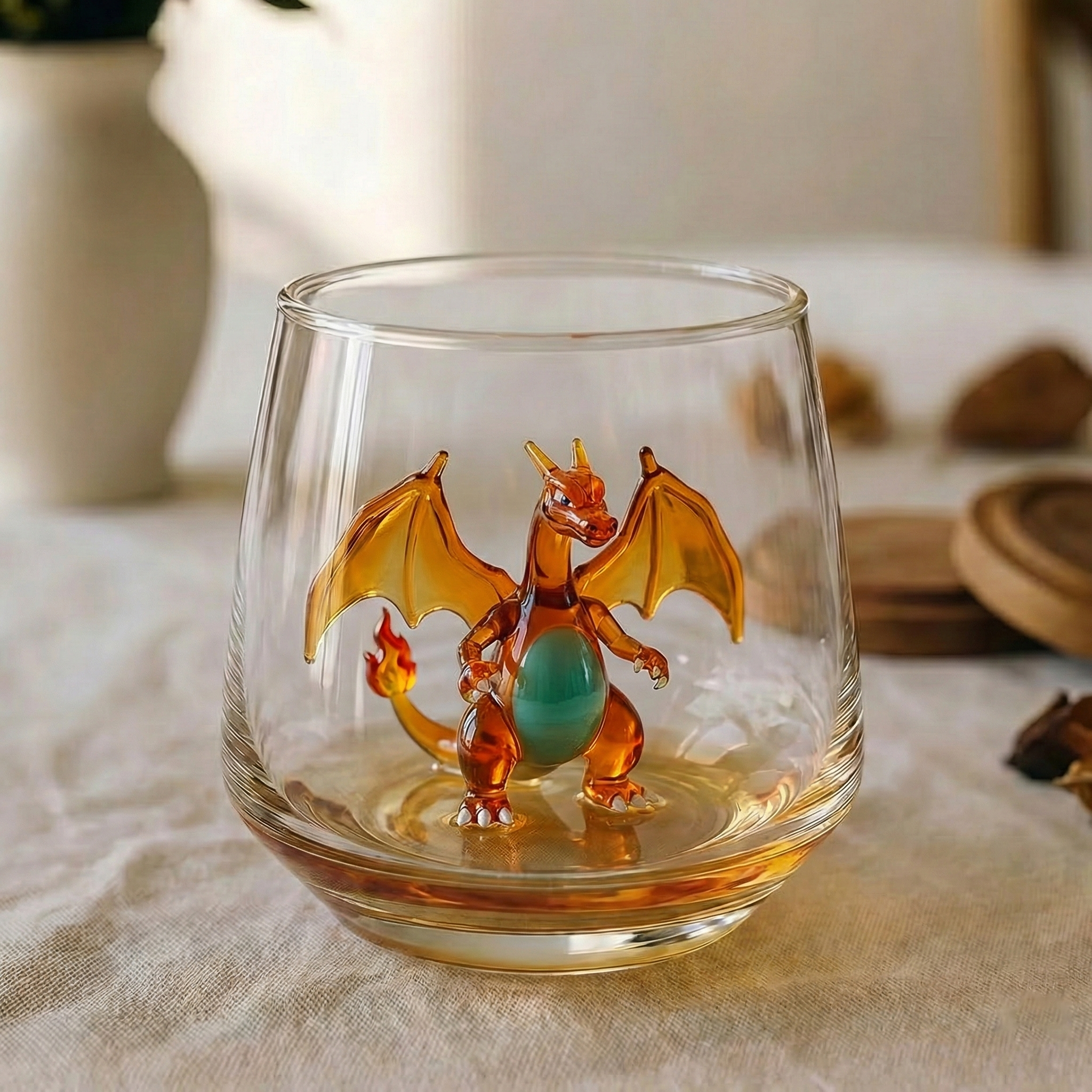 Poké-Glass Collection: Handmade  Character Tumblers