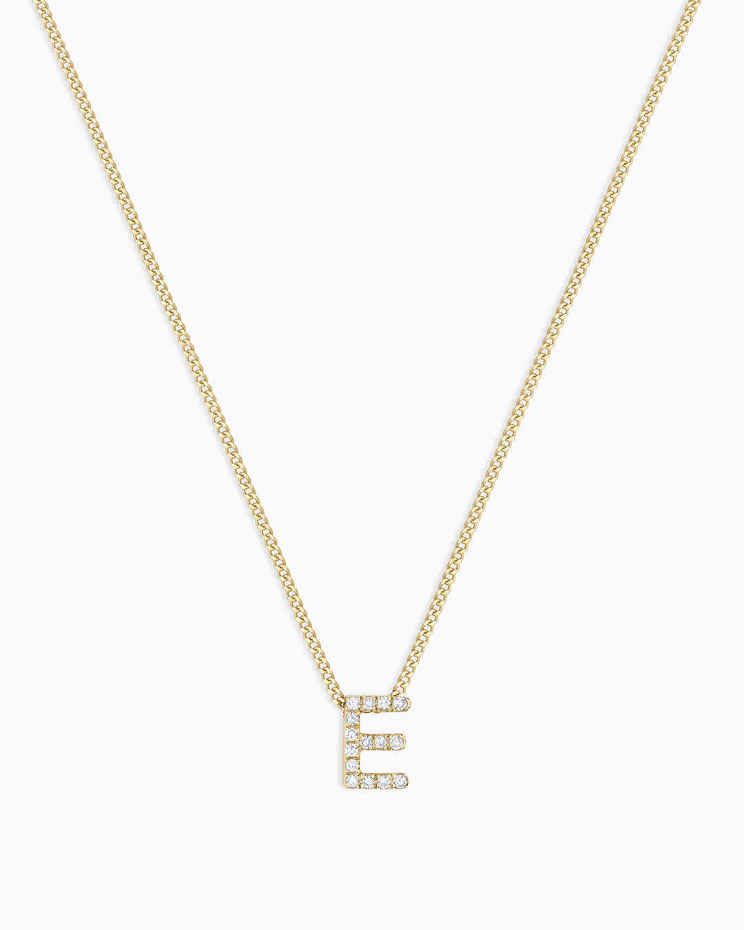 Diamond Alphabet Necklace