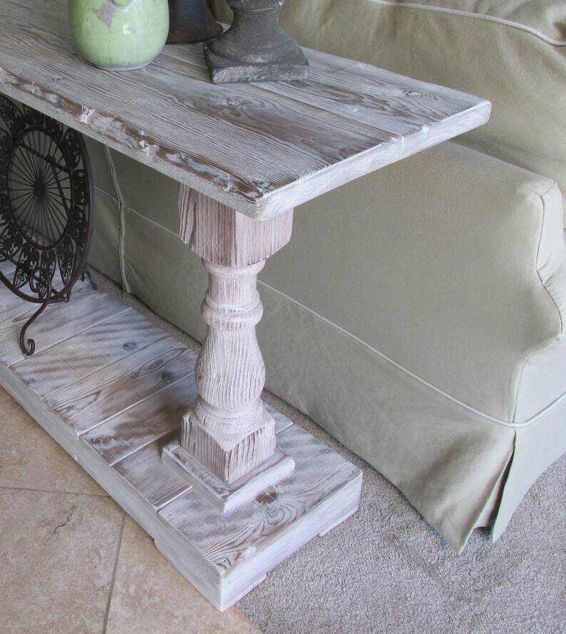 Console Table, Table, Reclaimed Wood, Sofa Table, Entertainment Console, Rustic, Handmade