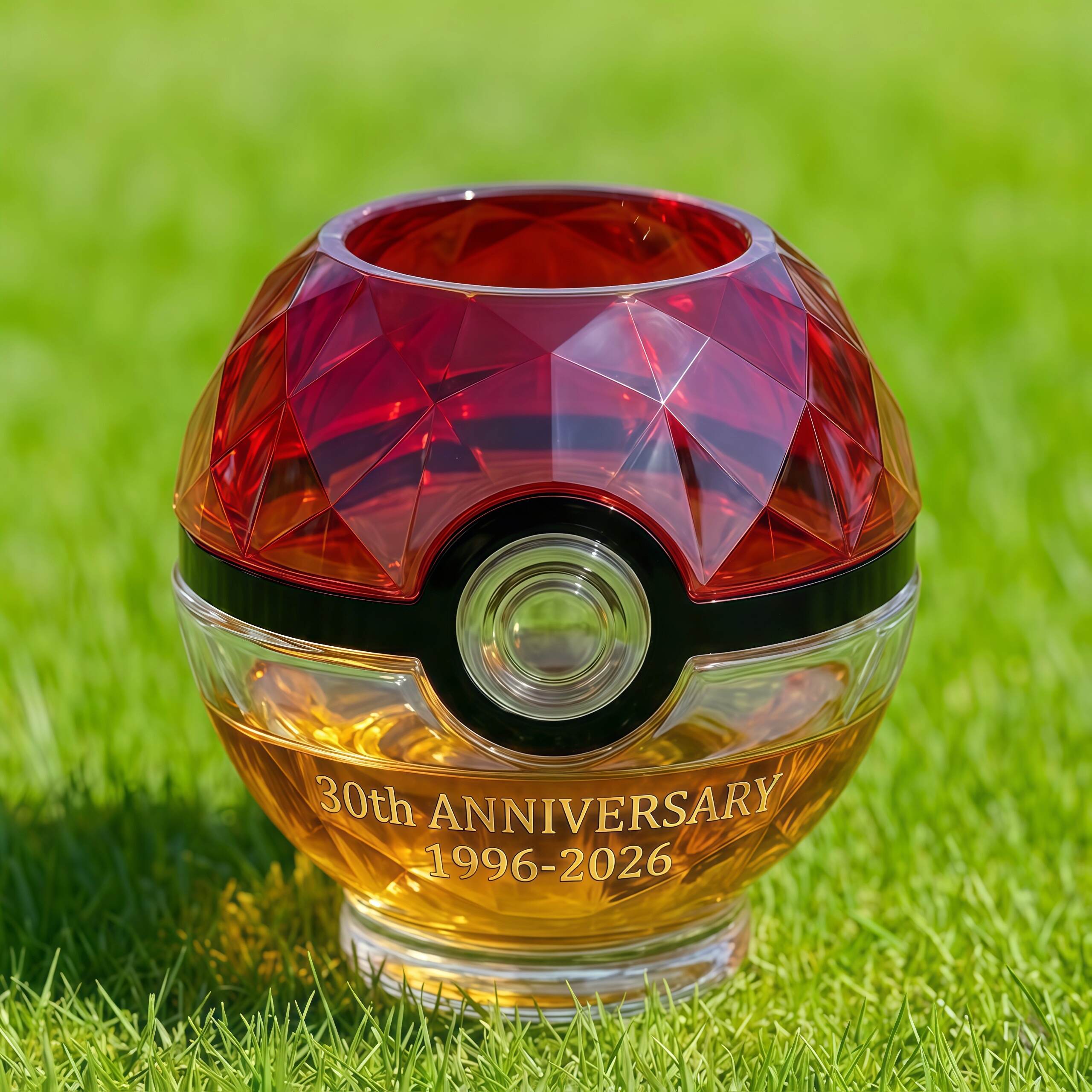 Pokémon 30th Anniversary Commemorative Poké Ball Glass