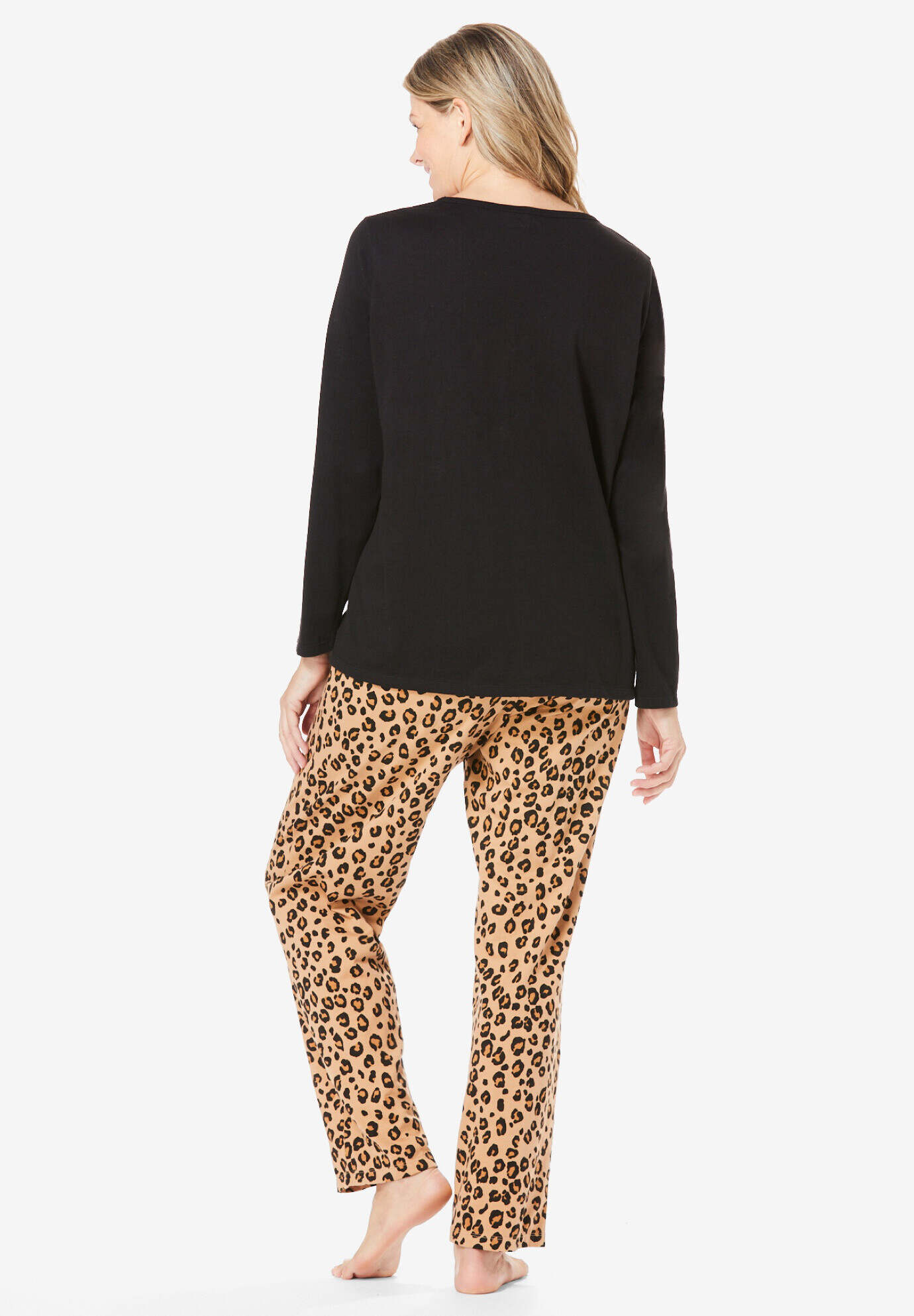 Long Sleeve Knit PJ Set