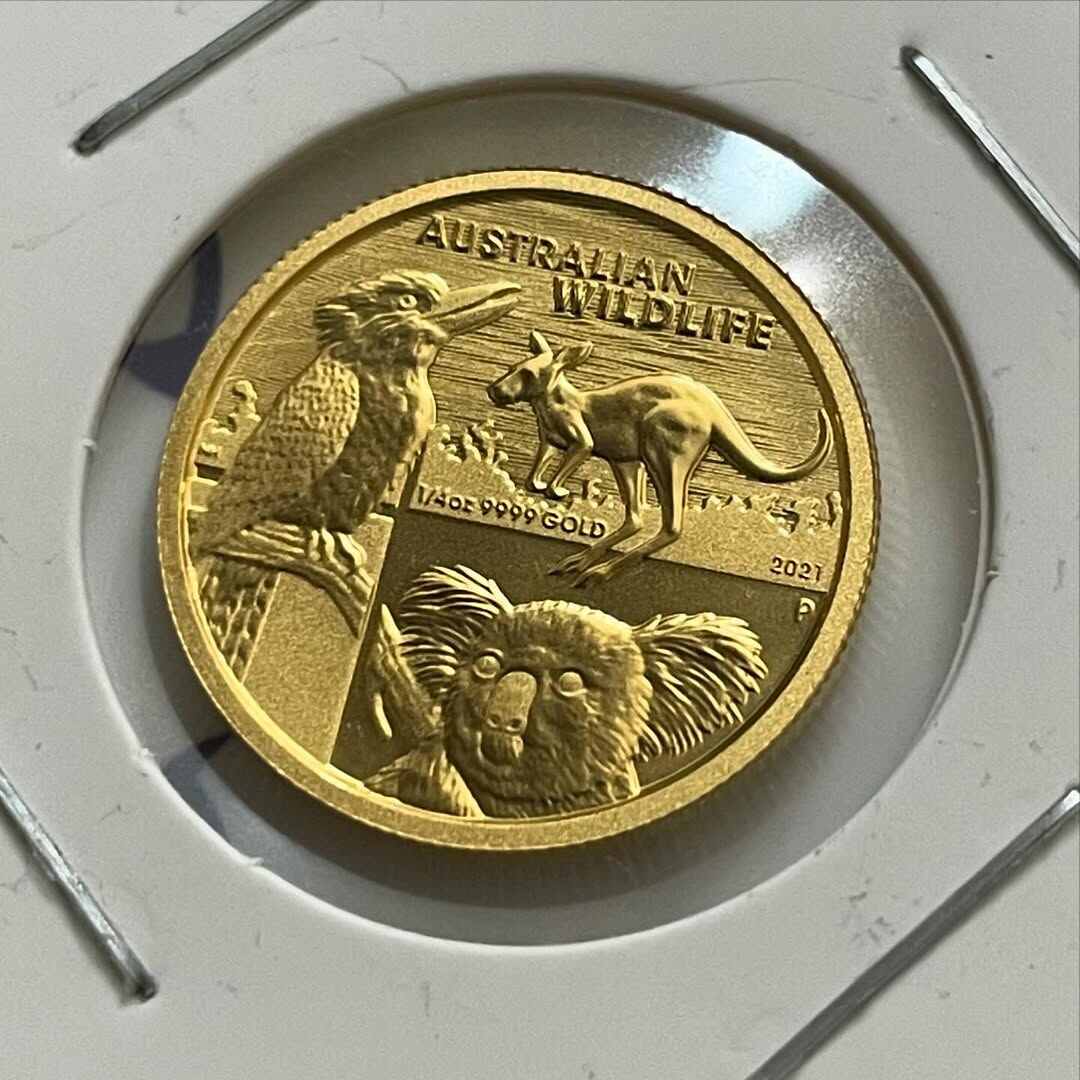 1/4 oz Australian Wildlife Perth .9999 Fine Gold $25 Coin