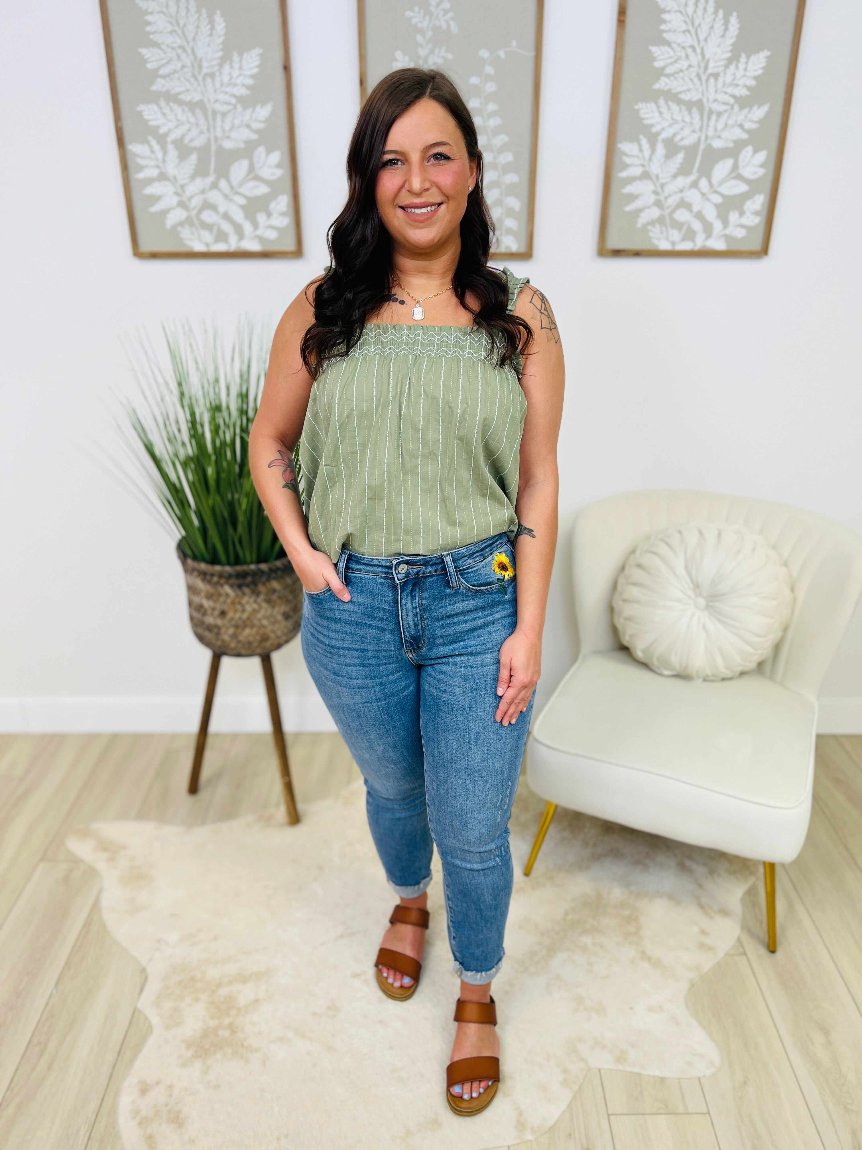 RESTOCK! PLUS/REG Time To Bloom Relaxed Fit Jeans