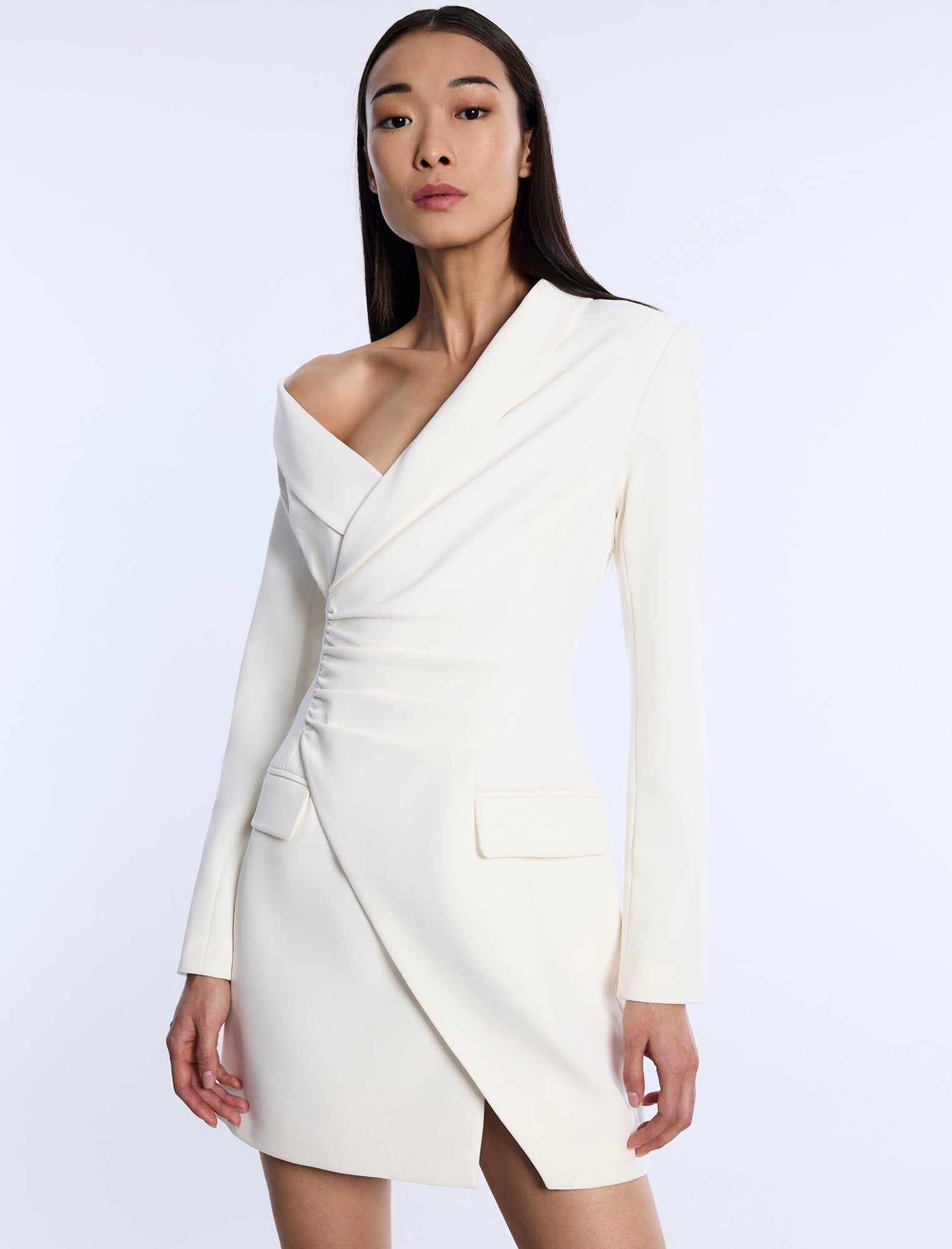 Asymmetrical Off Shoulder Dress