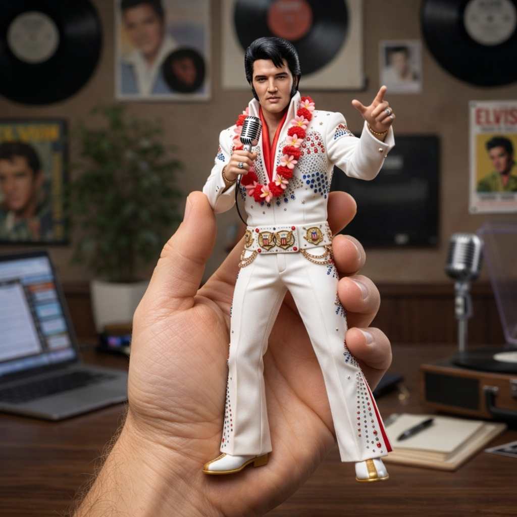 The King of Rock and Roll 91st Anniversary 1:16 Scale Collectible Figure