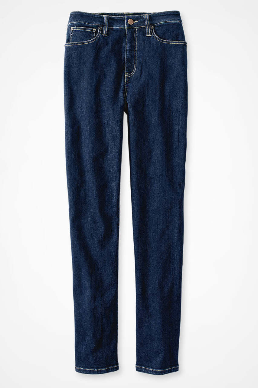 High Rise Straight-Leg Jeans
