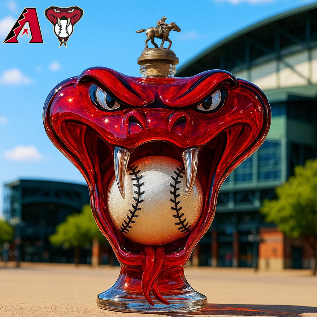Arizona Diamondbacks Whiskey Bottle