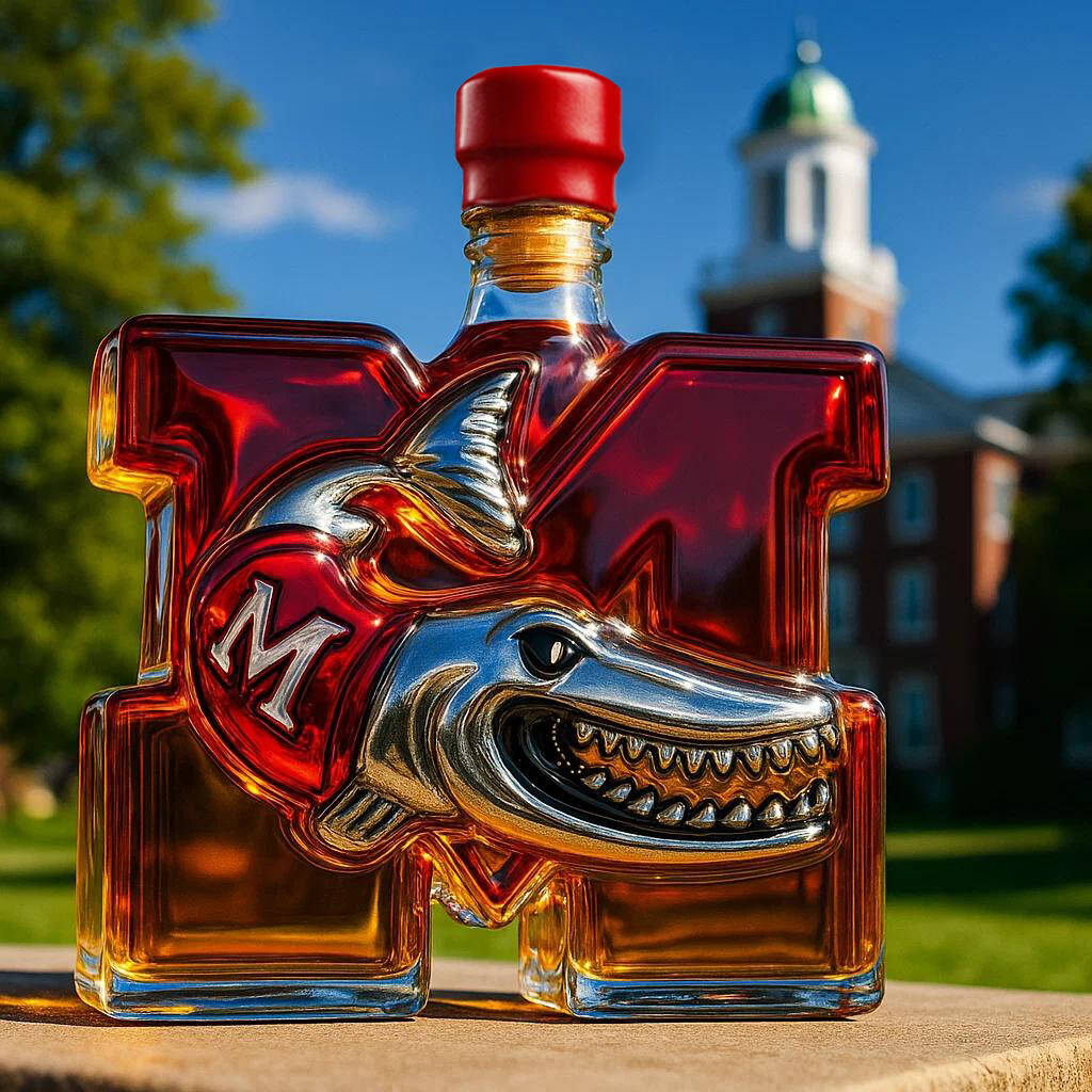 Muskingum University Whiskey Bottle