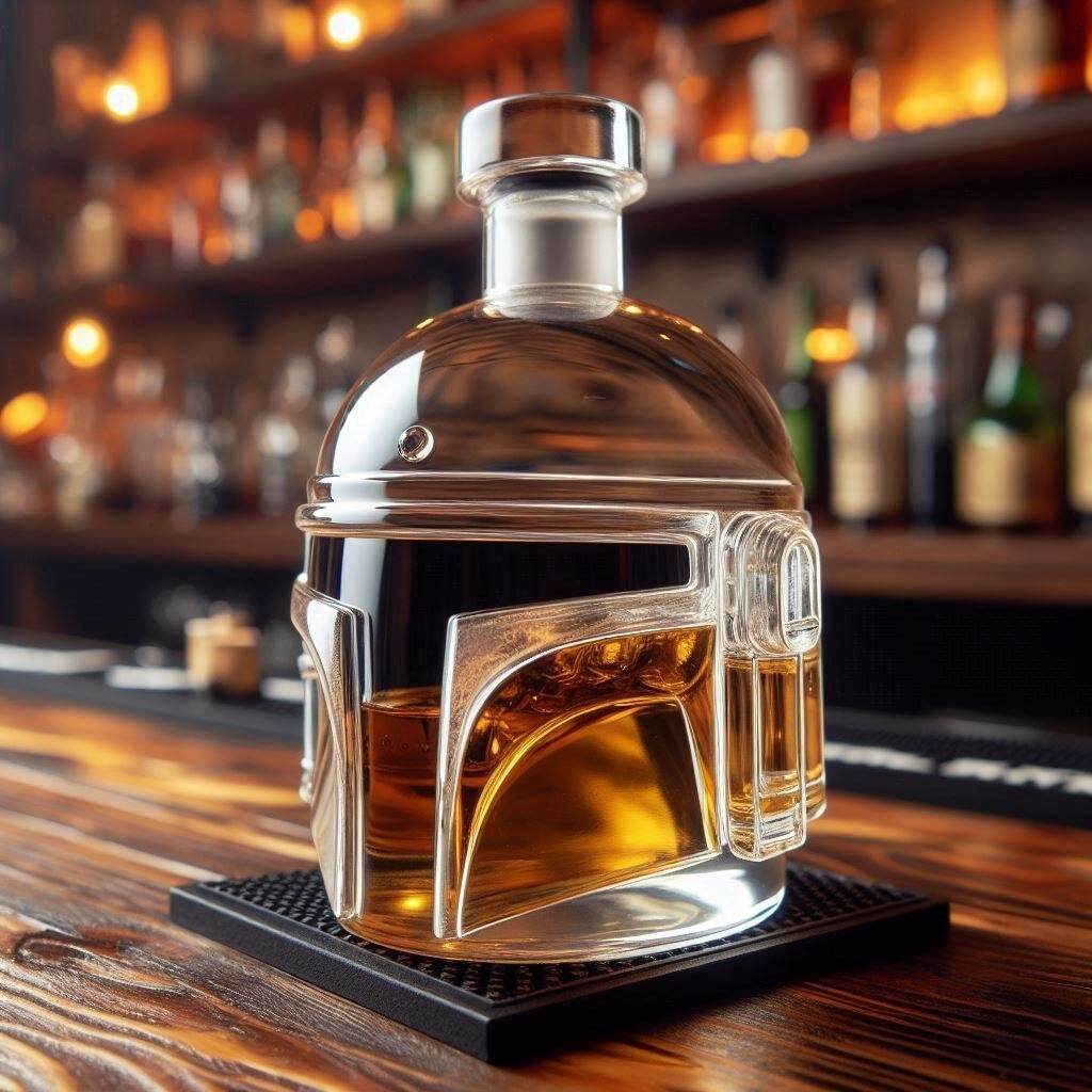 Star Wars Helmet Whiskey Bottle
