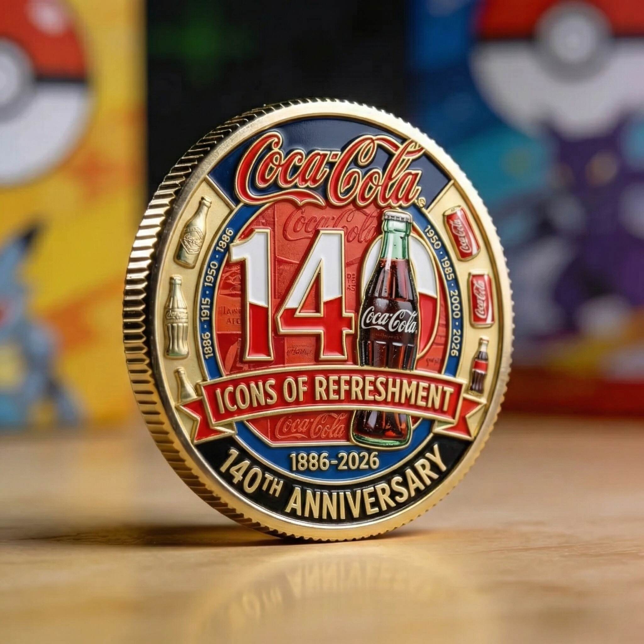 Coca-Cola 140th Anniversary – Bottled Moments Collector Coin