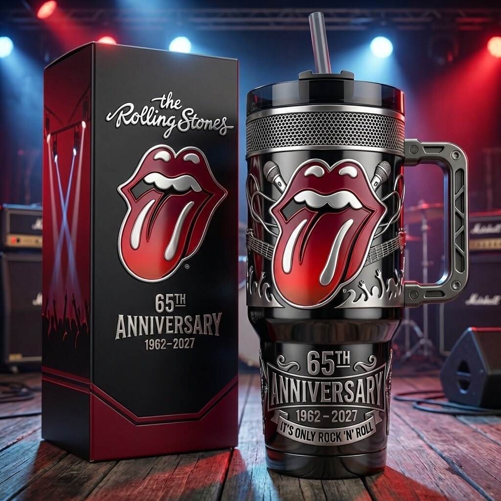 The Rolling Stones 65th Anniversary Commemorative Tumbler
