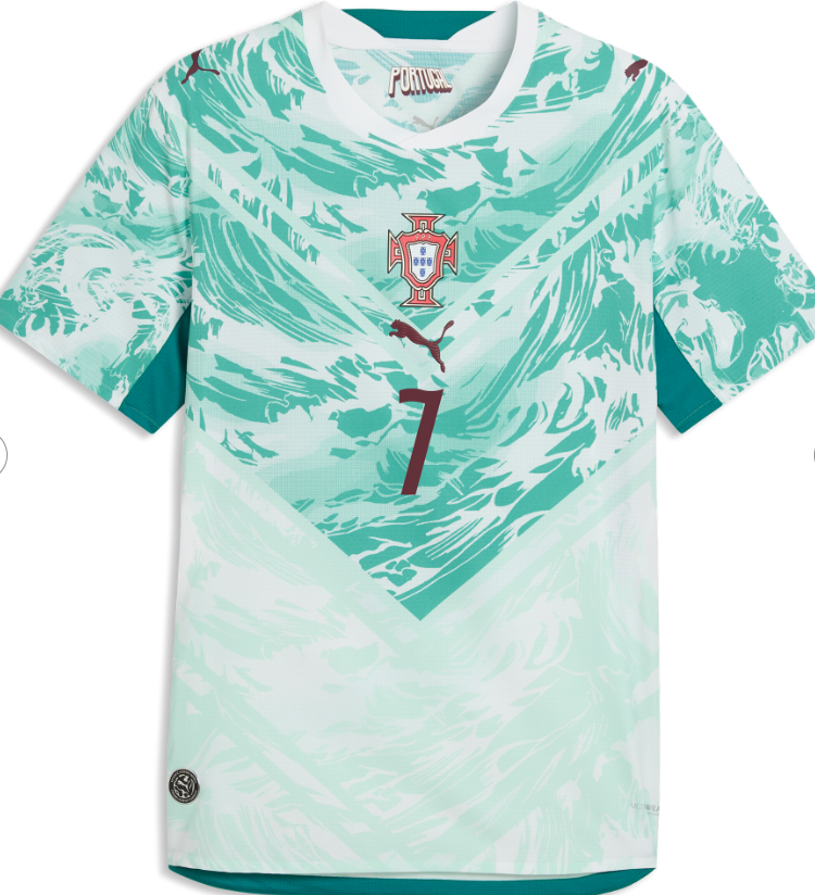 Cristiano Ronaldo Portugal National Team Puma 2026 Away On-Field Authentic Jersey - White