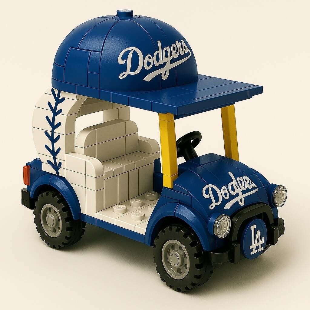 Baseball Team Cart Building Blocks