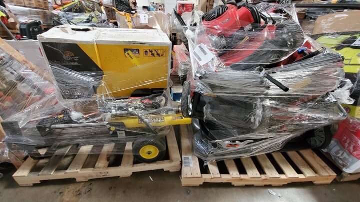 🎁2024 NEW Customer Returns Tool Pallets Online⭐Buy 7 FOOT TALL “MONSTER” PALLETS Online