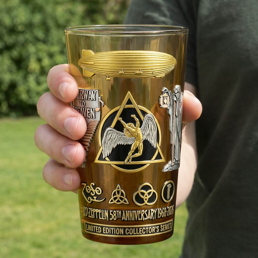 Led Zeppelin 58th Anniversary Commemorative Pint Glass