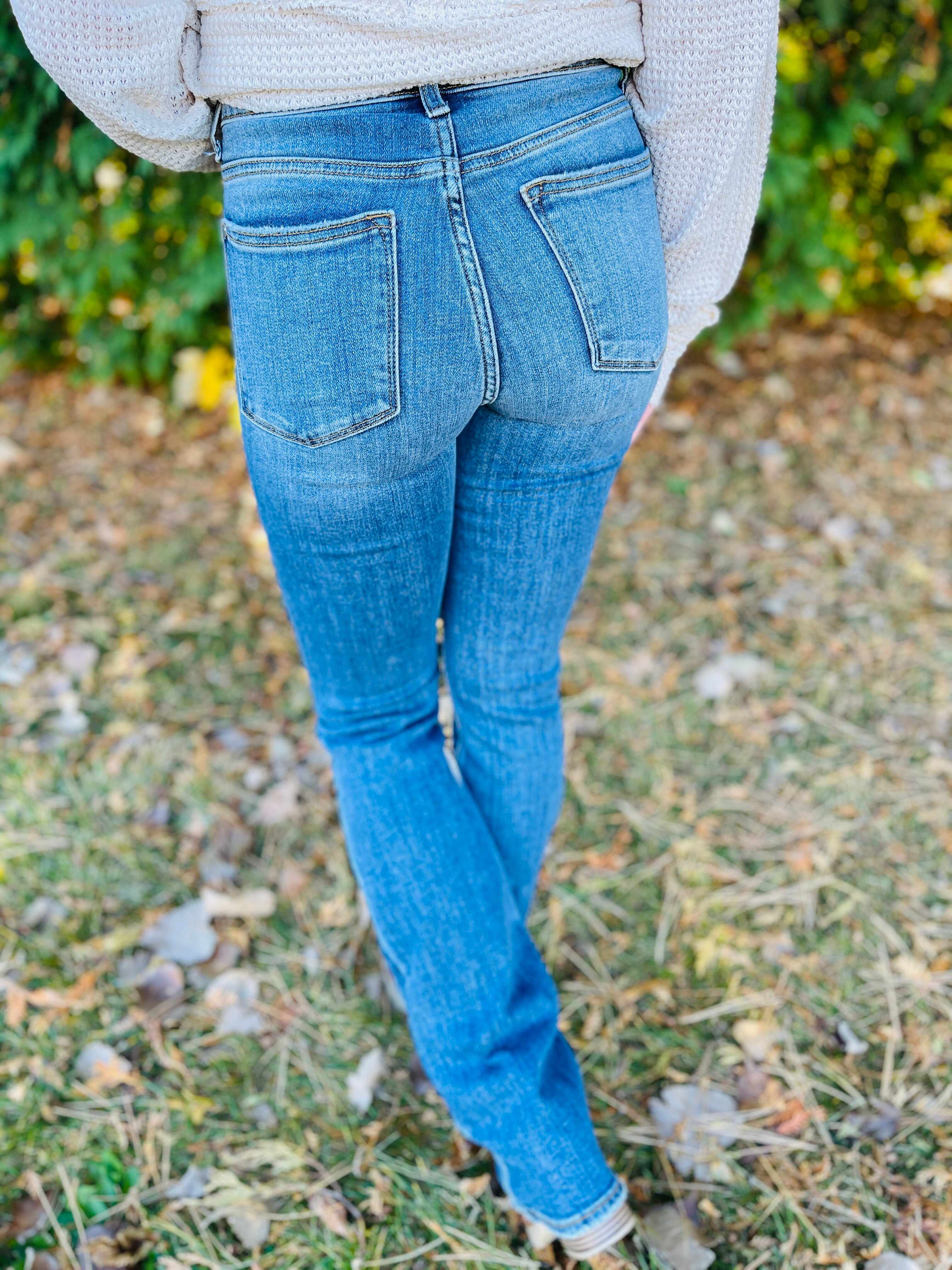 PLUS/REG Feelin' Slim Bootcut Jeans
