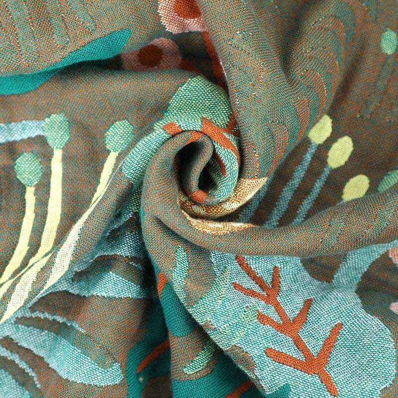 Forest Tiger Reversible Pattern Gauze Blanket