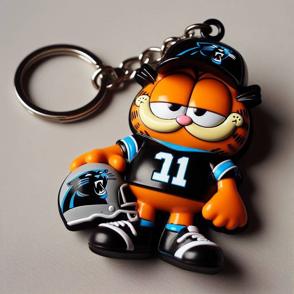 NHL Team Spirit Garfield Keychain