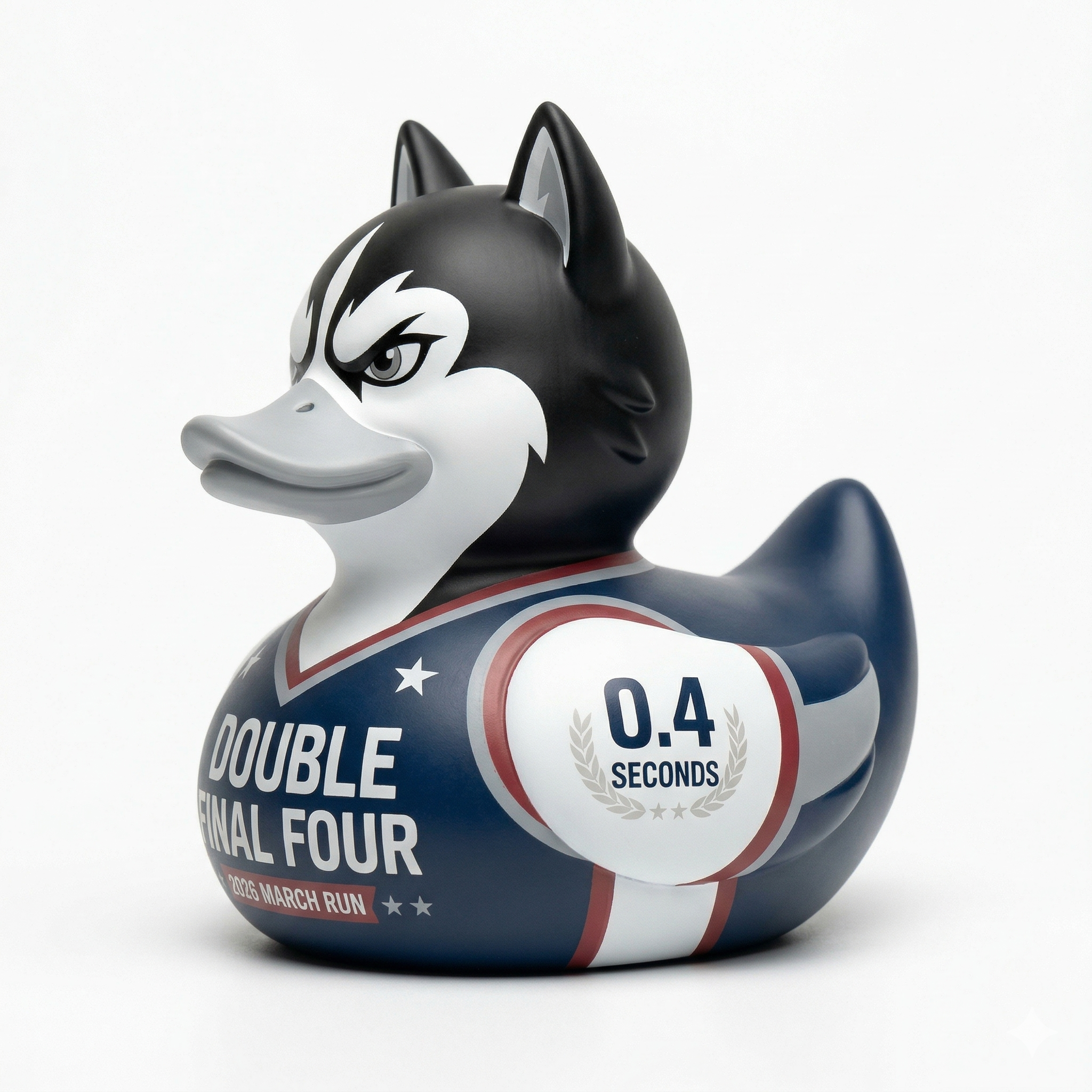 🦆 UConn Huskies 2026 Double Final Four Collectible Rubber Duck