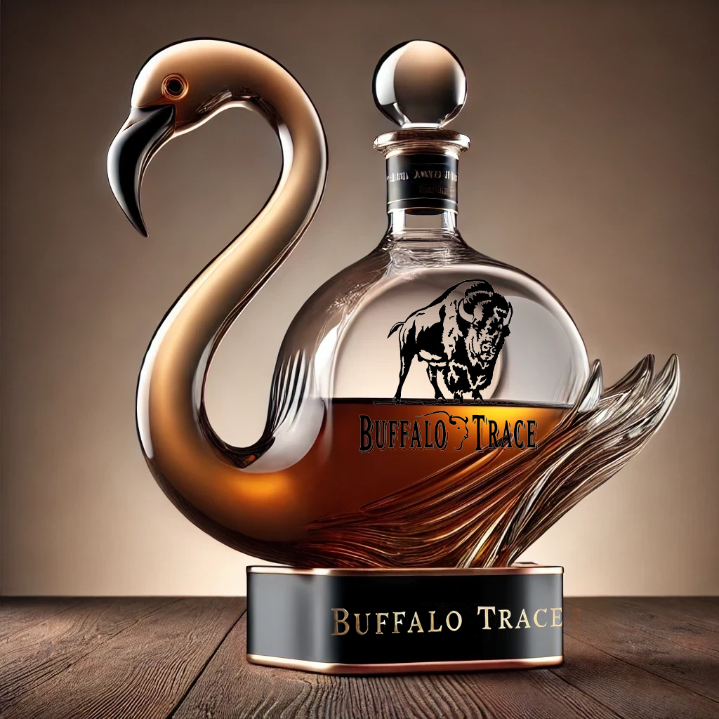 Luxurious Whisky Flamingo Bottle