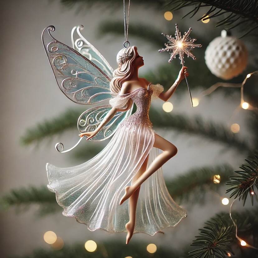Enchanted Fairy Christmas Tree Ornament