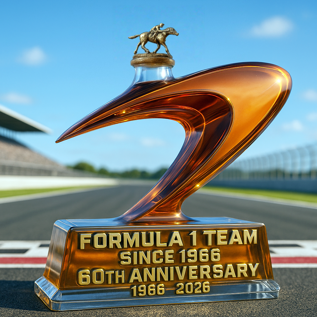 F1 Racing Collectible Whiskey Bottle