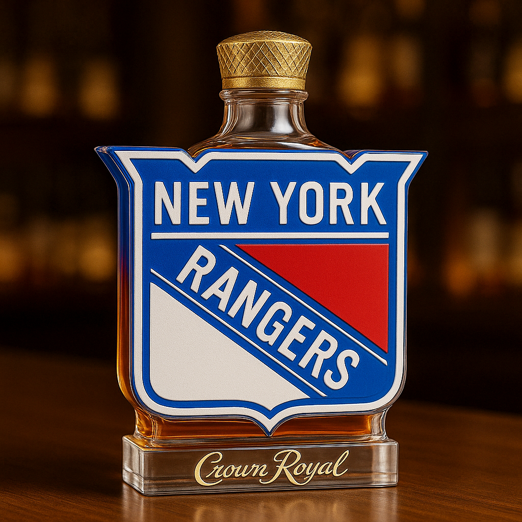 New York Rangers Whiskey Bottle