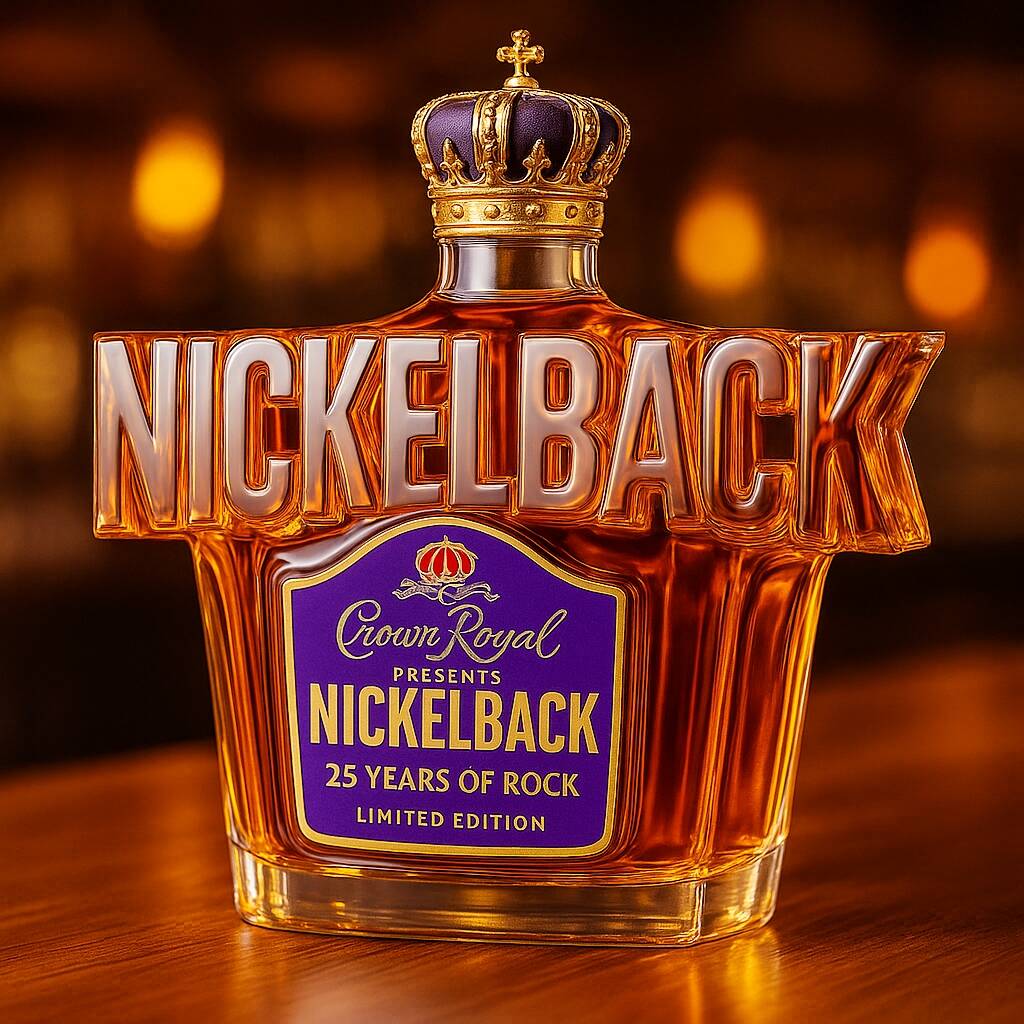 NICKELBACK Limited Whiskey Bottle