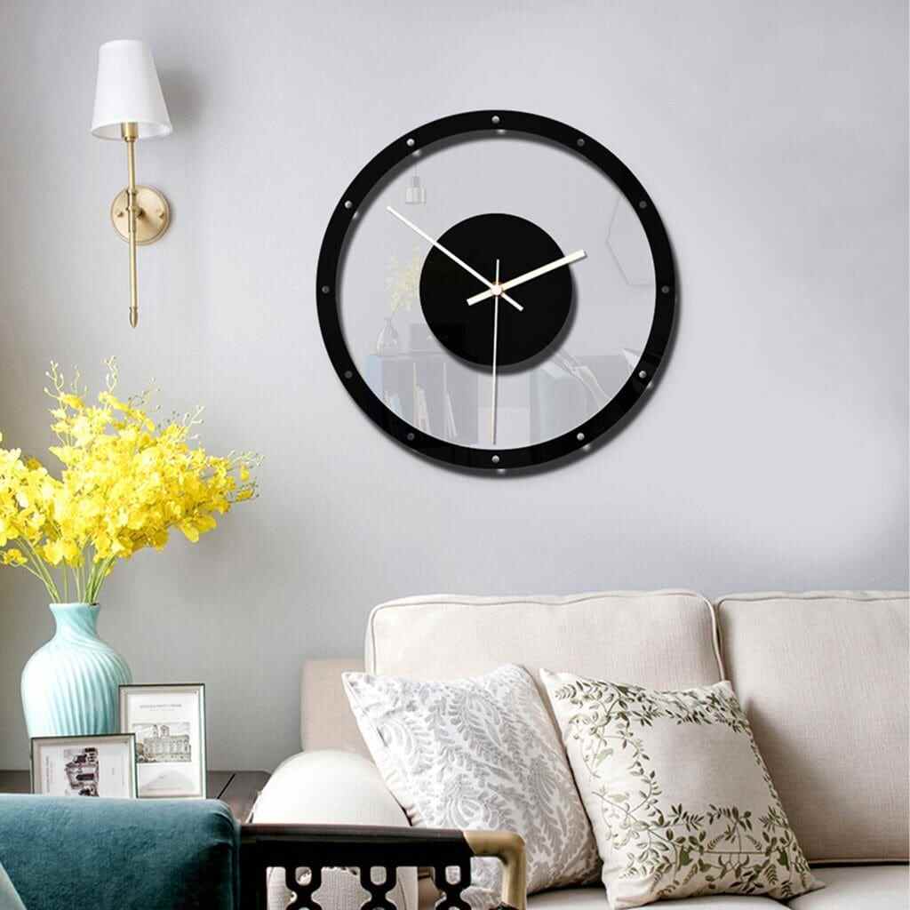 Minimalist Black Wall Clock
