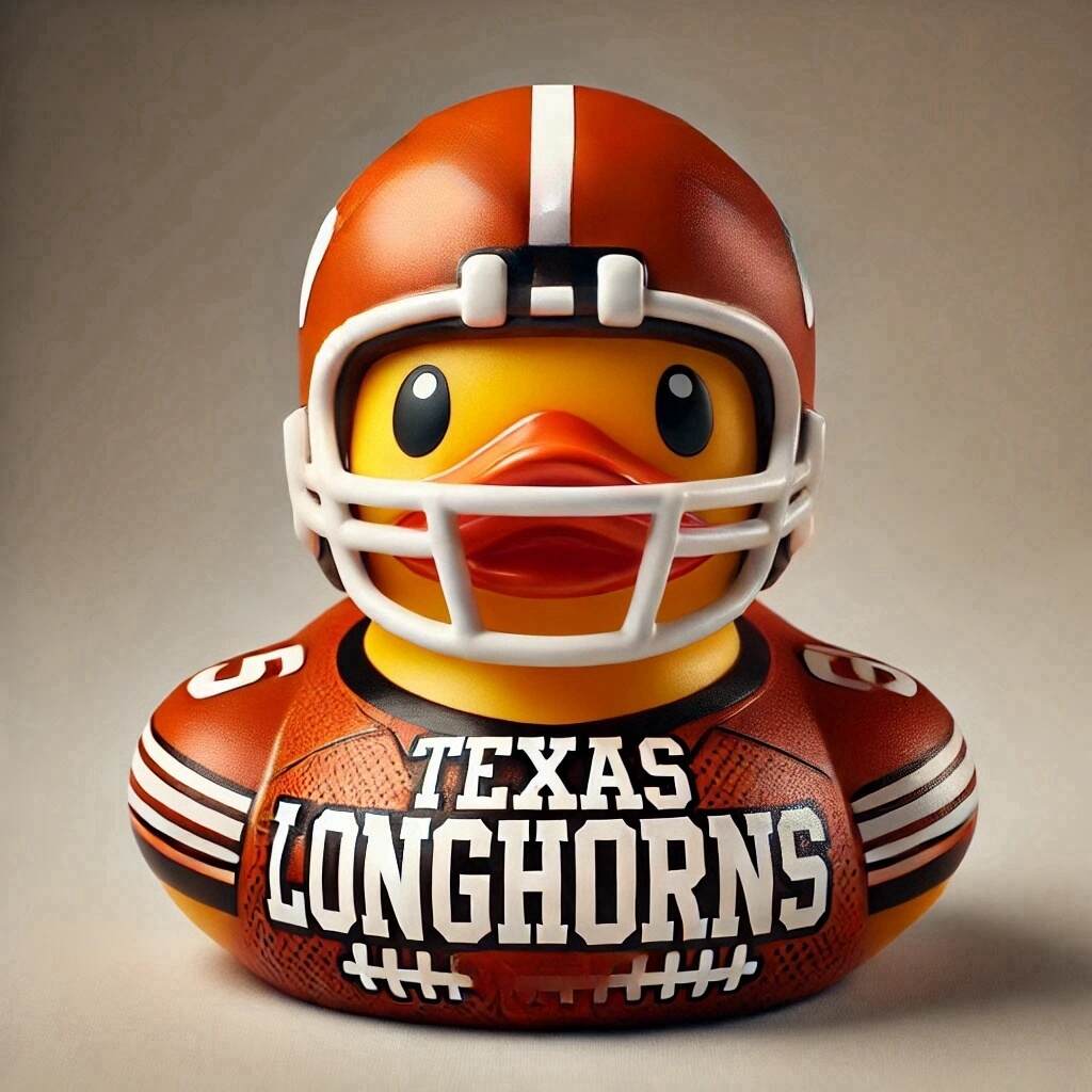 College Football Rubber Duck