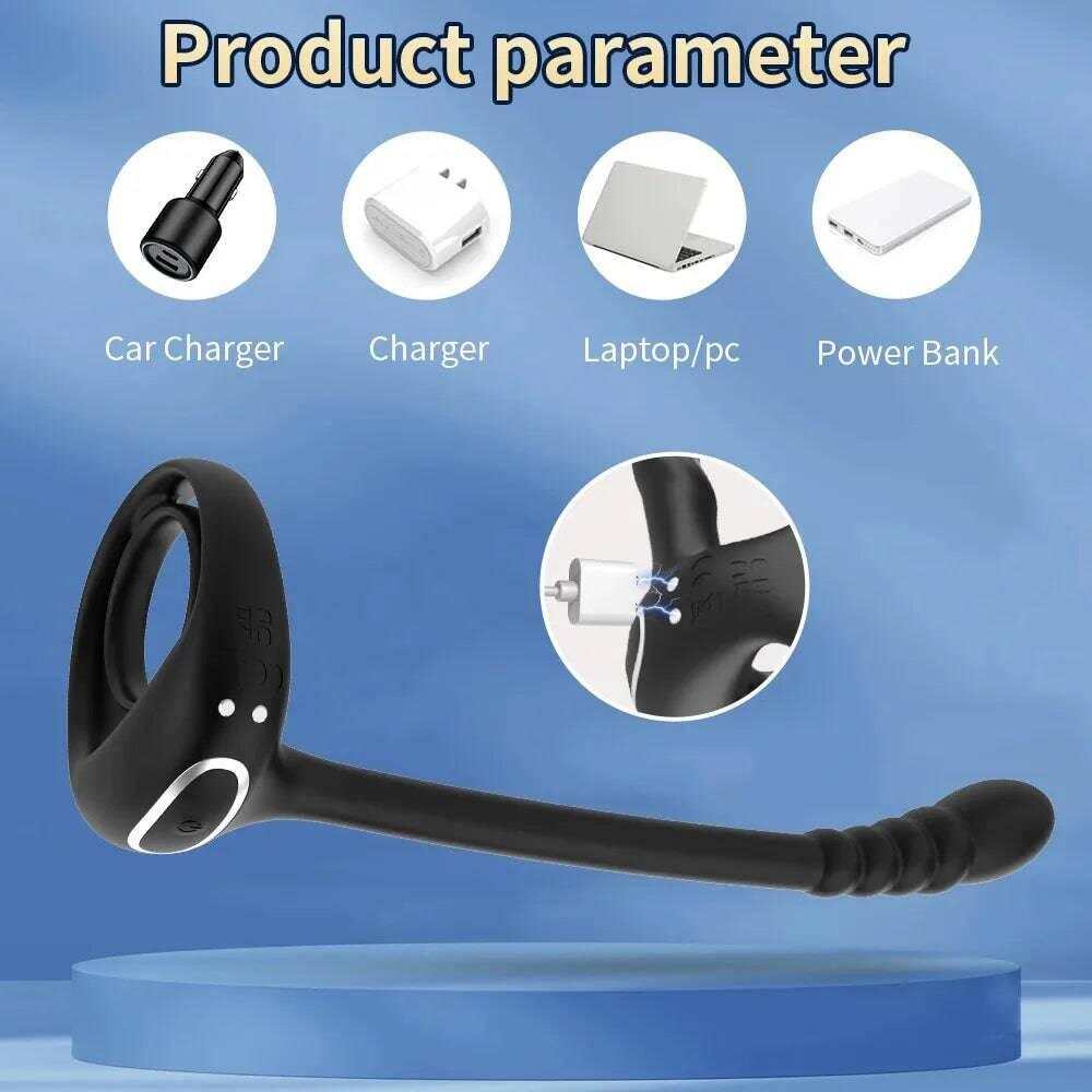 PASSION PULSE App Wireless, 10 Modes - Male Prostate Vibrator