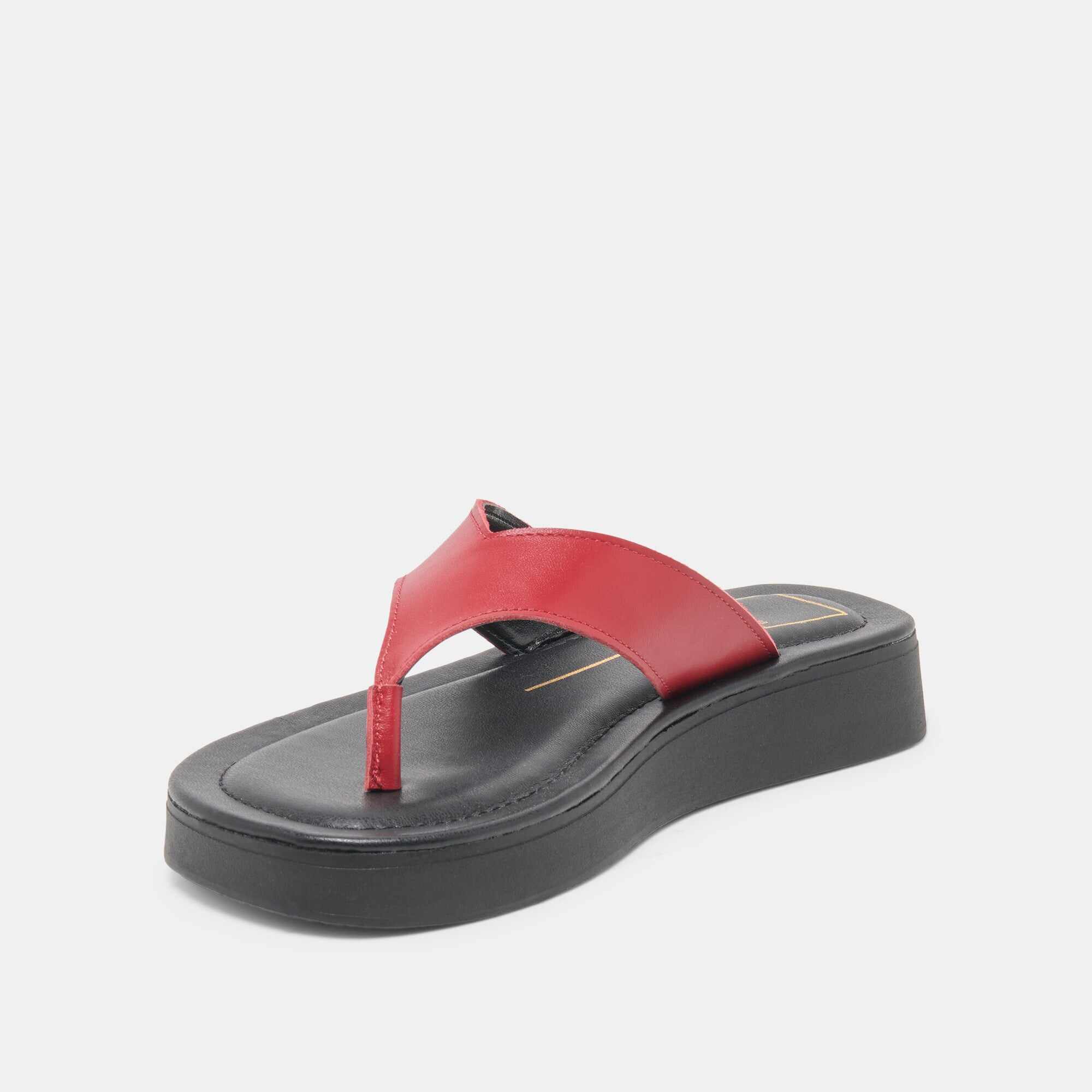 BLAYZE SANDALS RED LEATHER