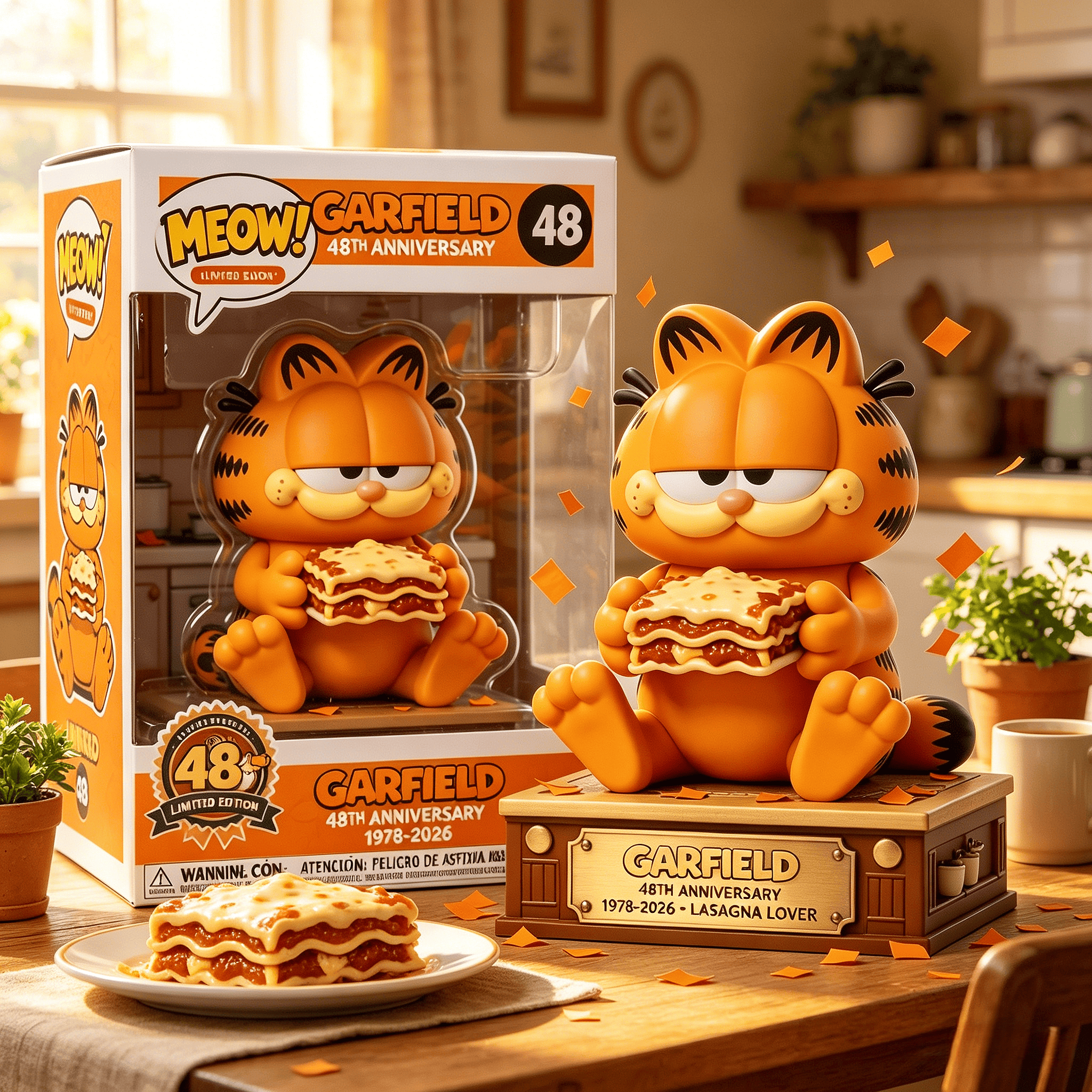 🐱LIMITED EDITION Garfield 48th Anniversary Lasagna Funko Pop! 🍝