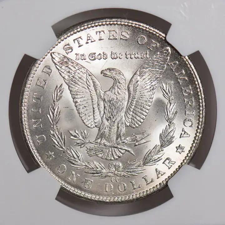 1891-CC Morgan Silver Dollar-MS63, NGC