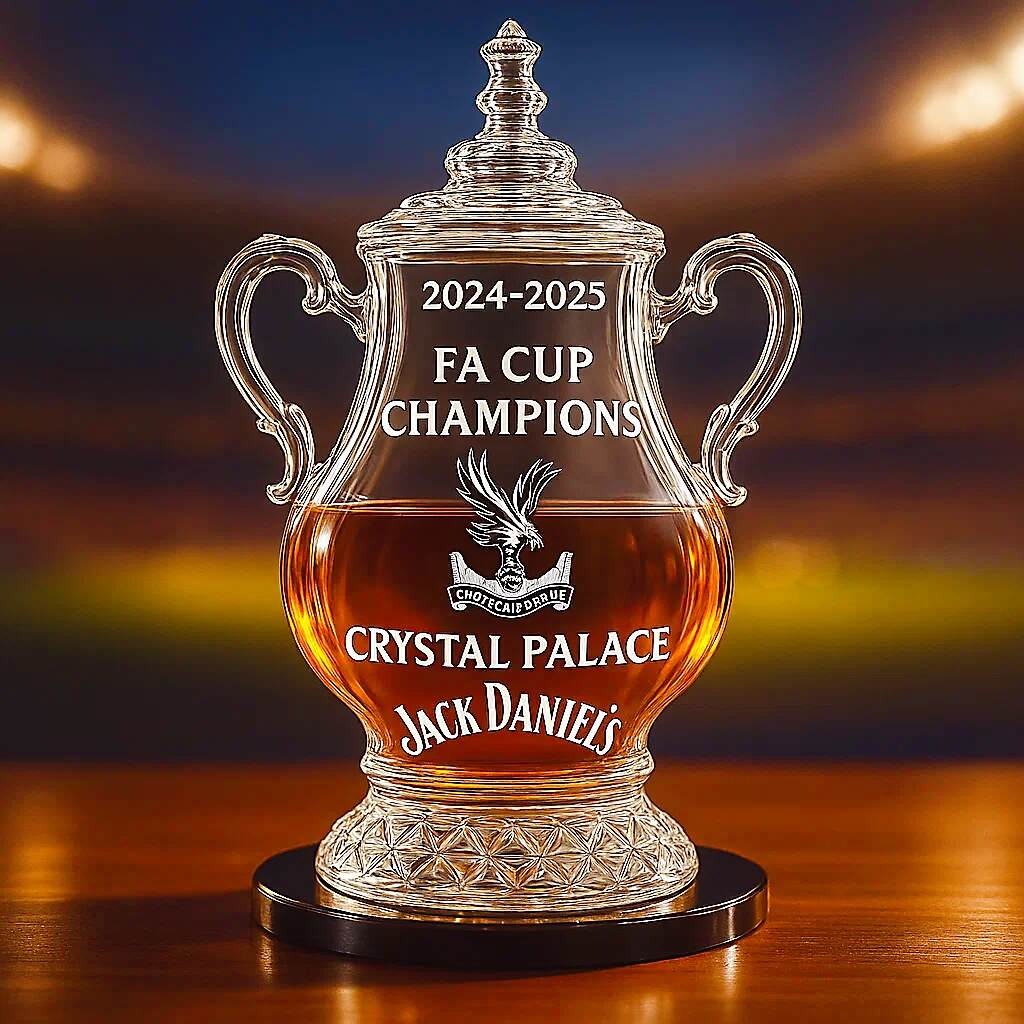 Crystal Palace FA Cup Trophy Bottle