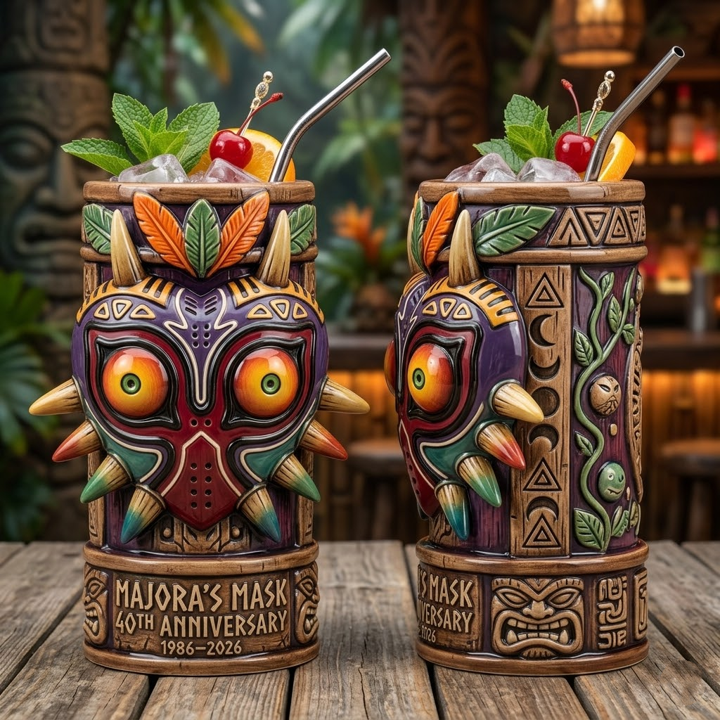 The Legend of Zelda 40th Anniversary Majora’s Mask Collector Tiki Mug