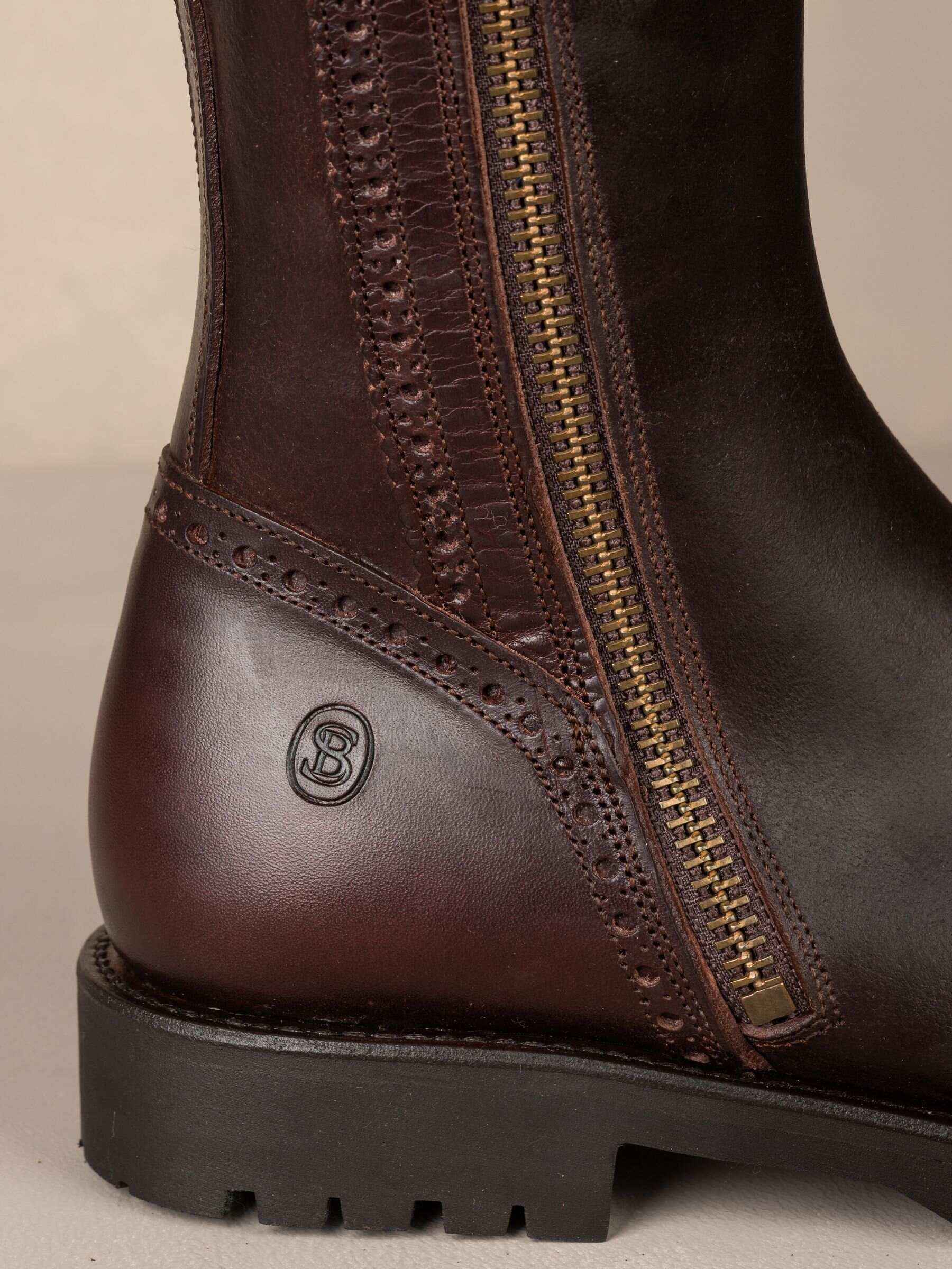 The Spanish Boot Company Brown Tall Tread Sole Spanish Riding Boots