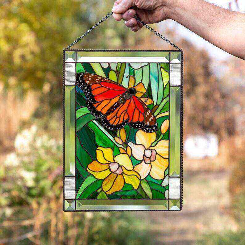 🎉Mother's Day Pre-sale - 49% OFF-Cardinal Stained Glass Window Panel