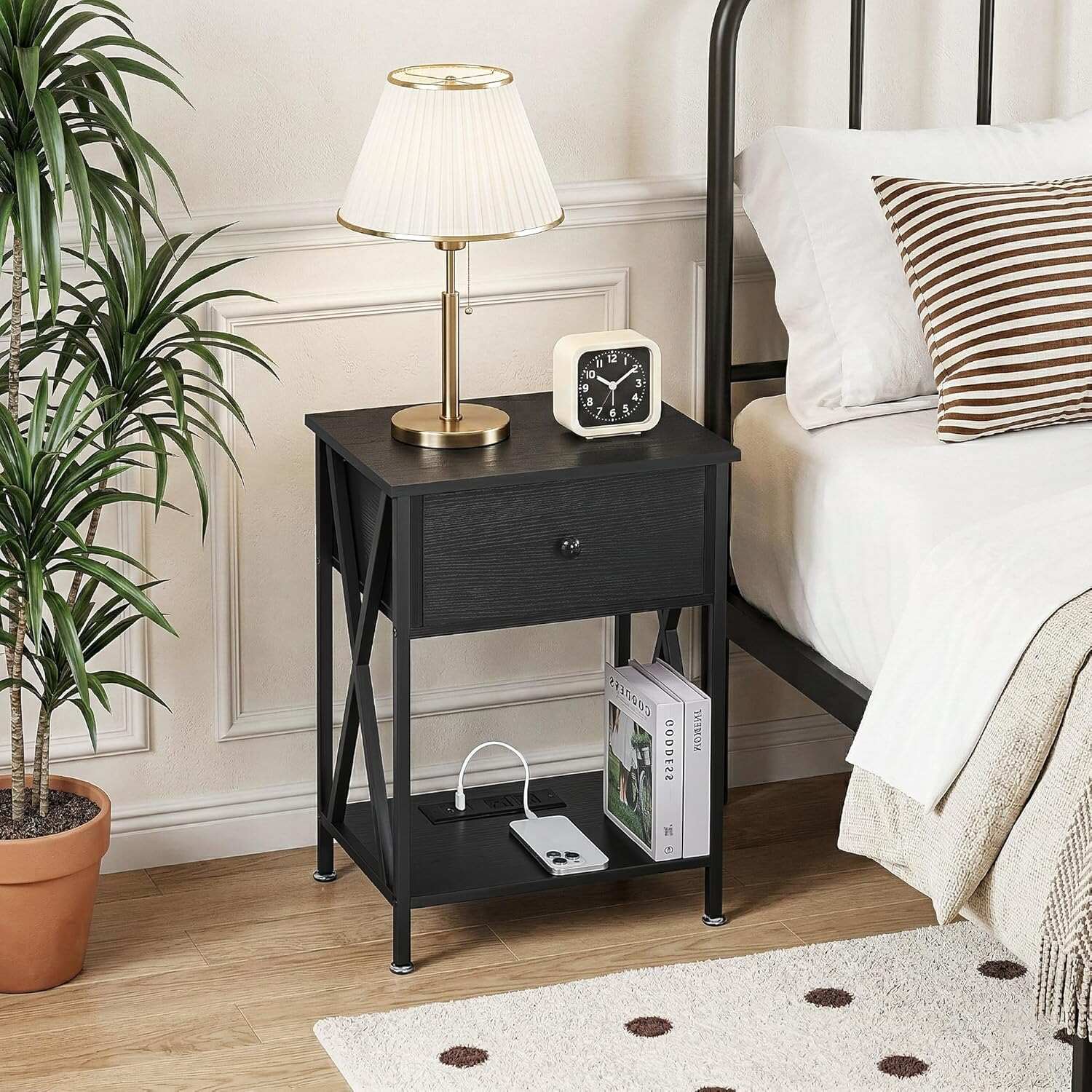 VECELO Nightstand Set of 2