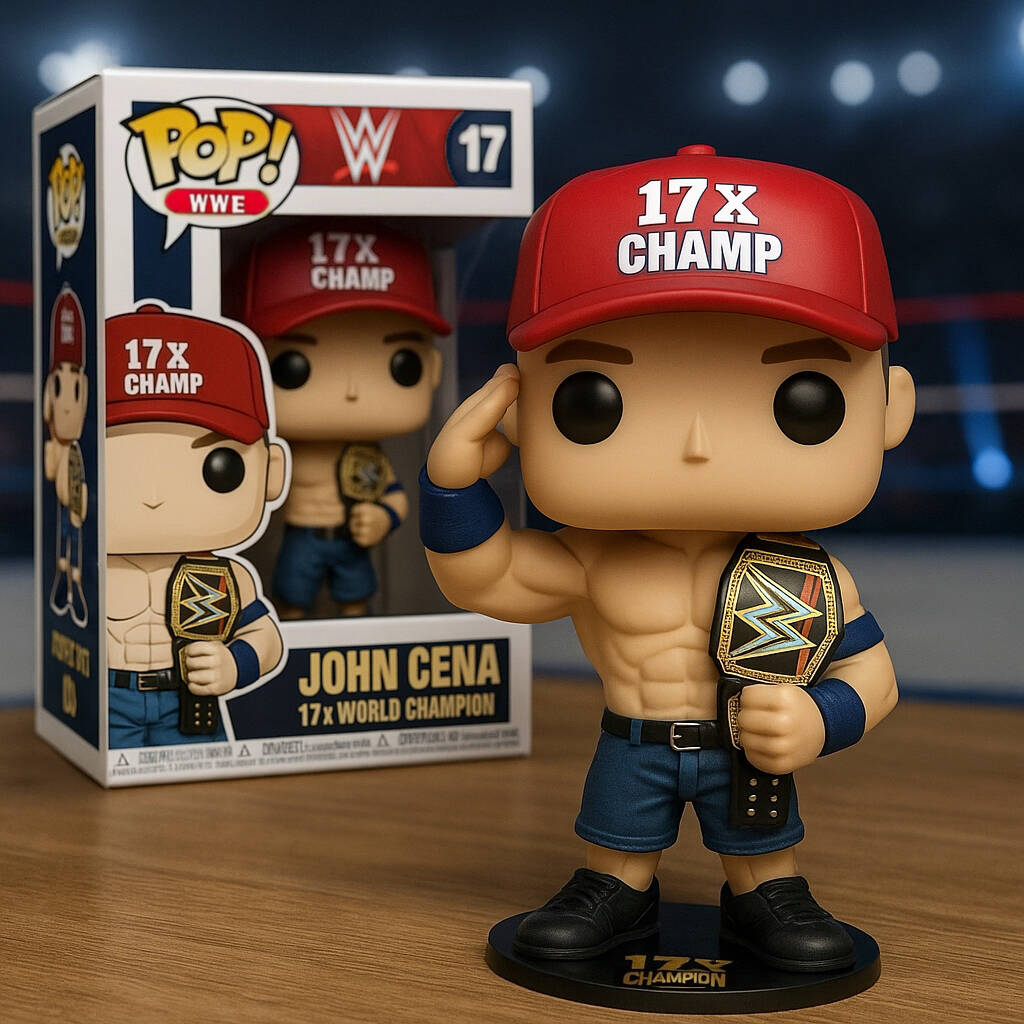 John Cena 17× World Champion Funko Pop!