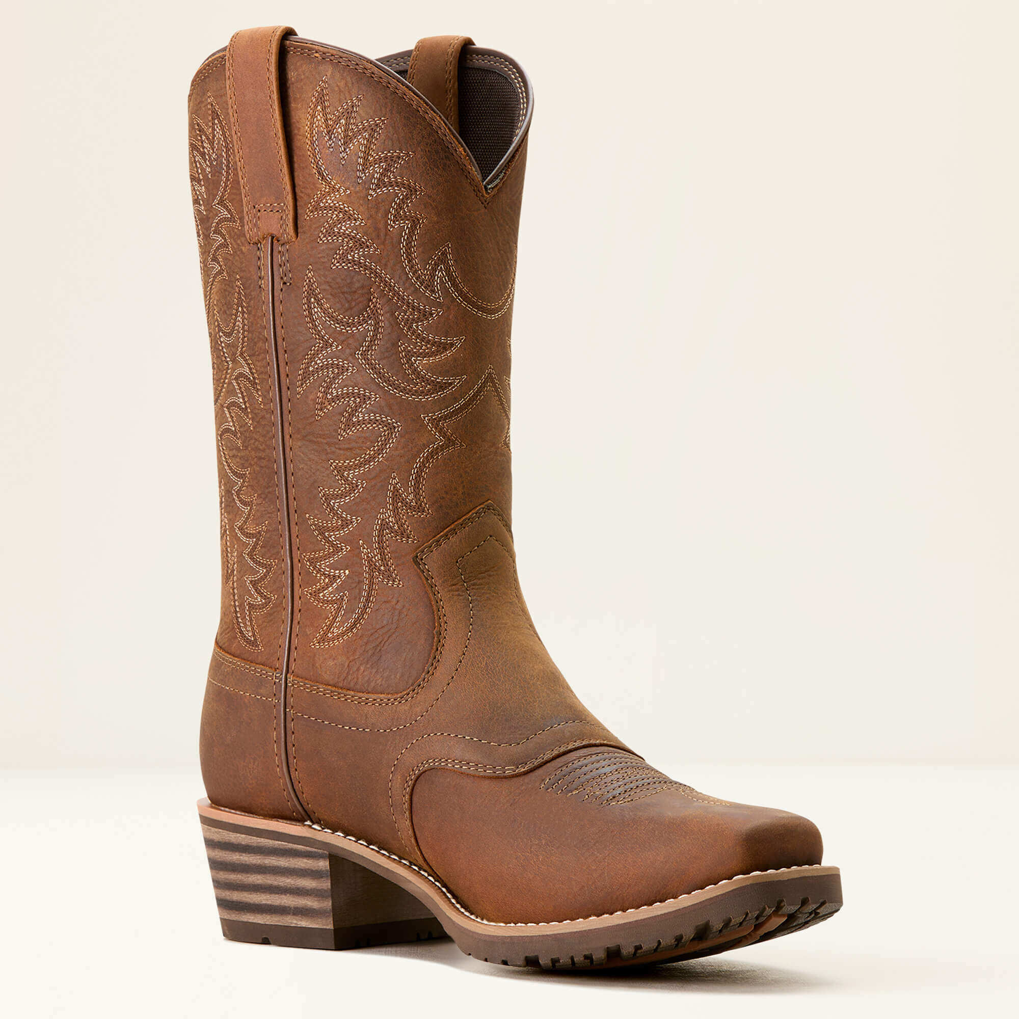 Hybrid Roughstock Square Toe Waterproof Cowboy Boot