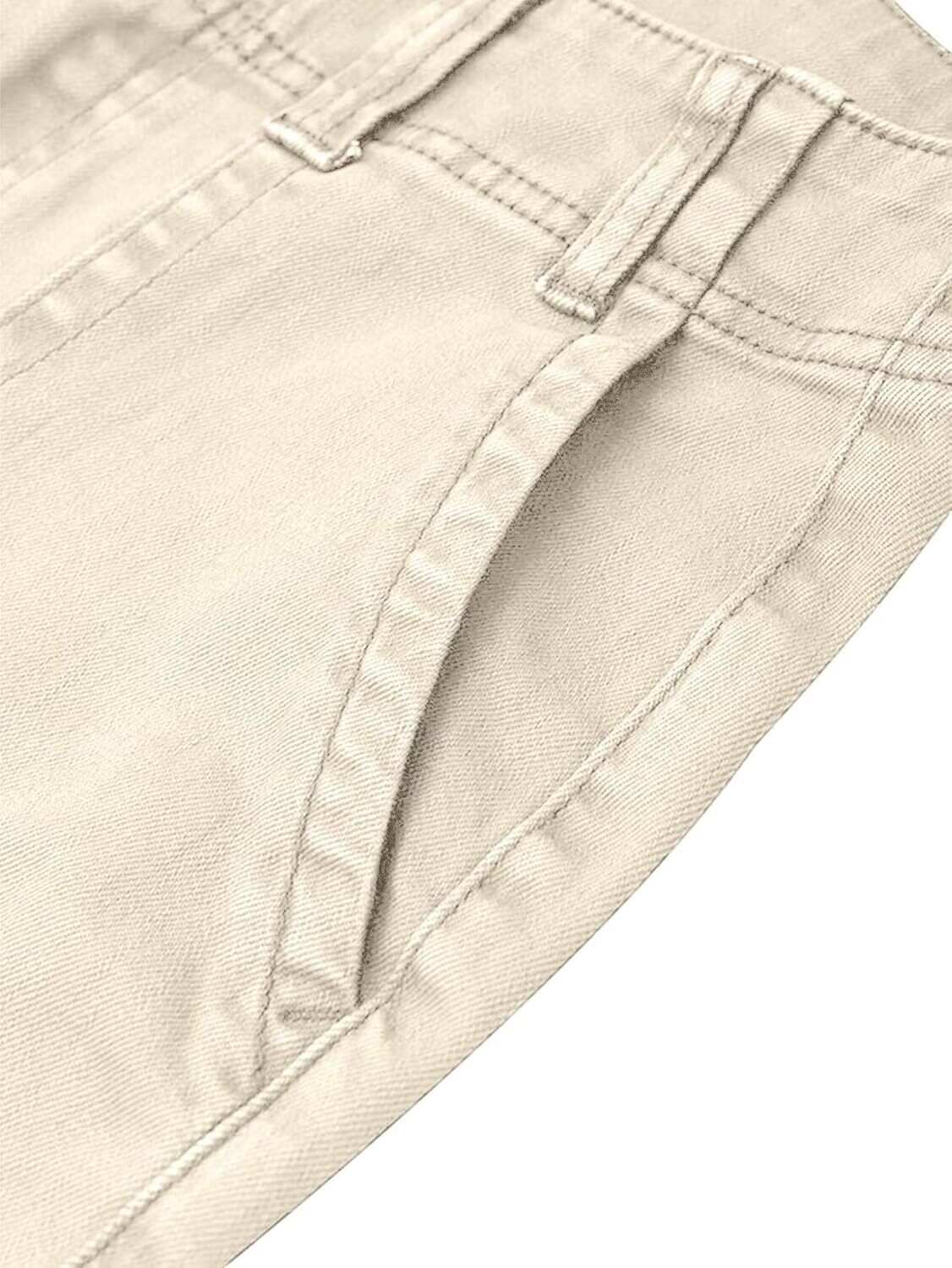 ⚡FINAL SALE⚡- Double Button Mid Waist Straight Leg Pants