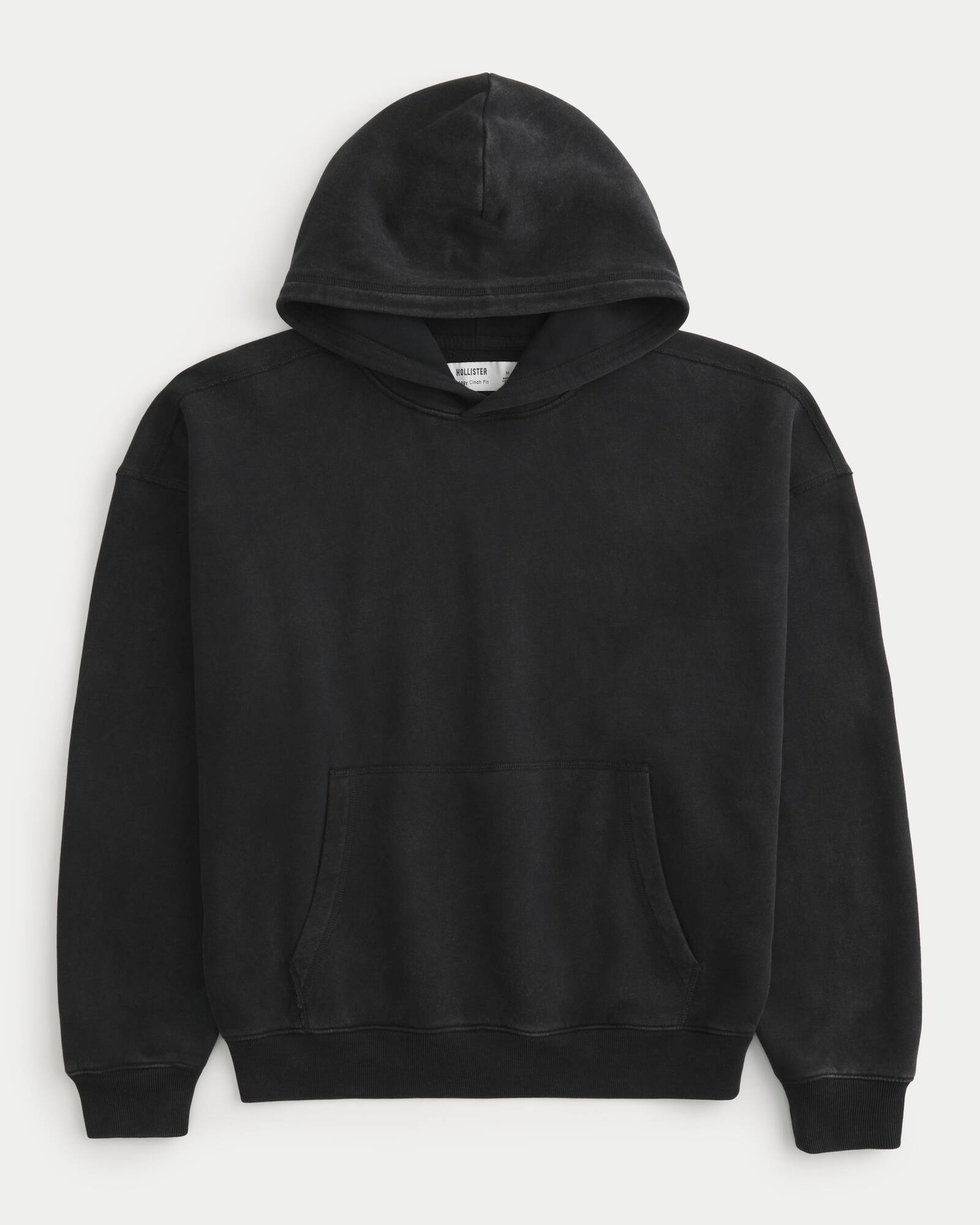 Leopard Print Baggy Cinch Hoodie