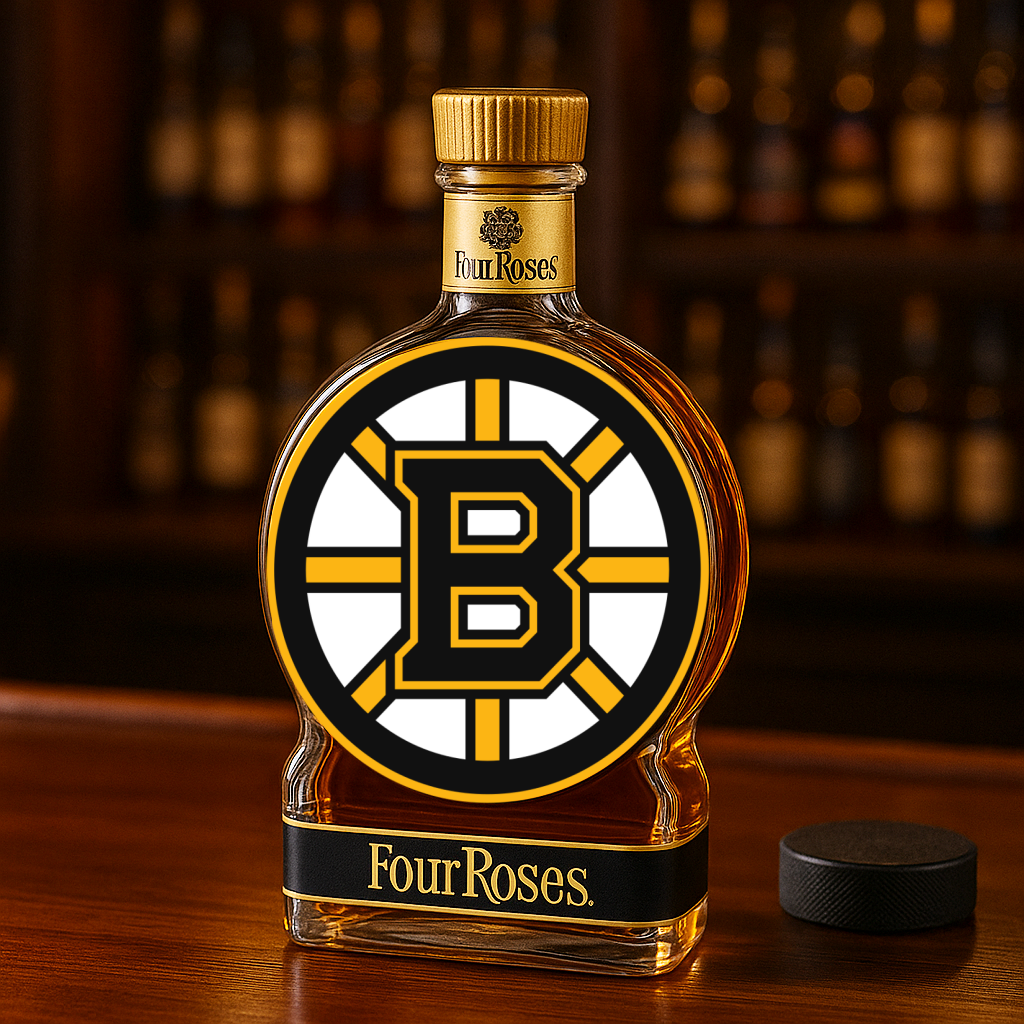 Boston Brown Bear Whiskey Bottle