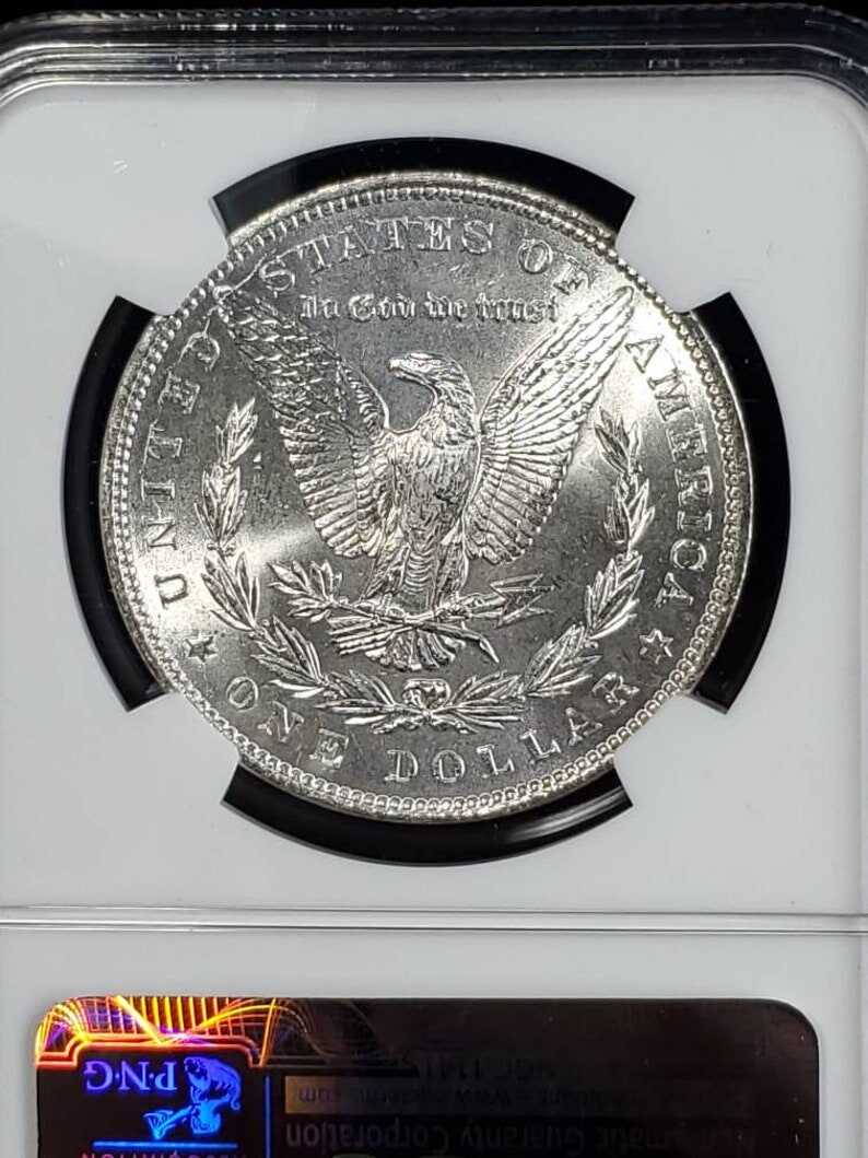 1886  MS 63 Silver Morgan Dollar, NGC  MS 63  Silver  Coin . Olathe Dollar Hoard - From the U.S Treasury Bags !    Lot # 1494