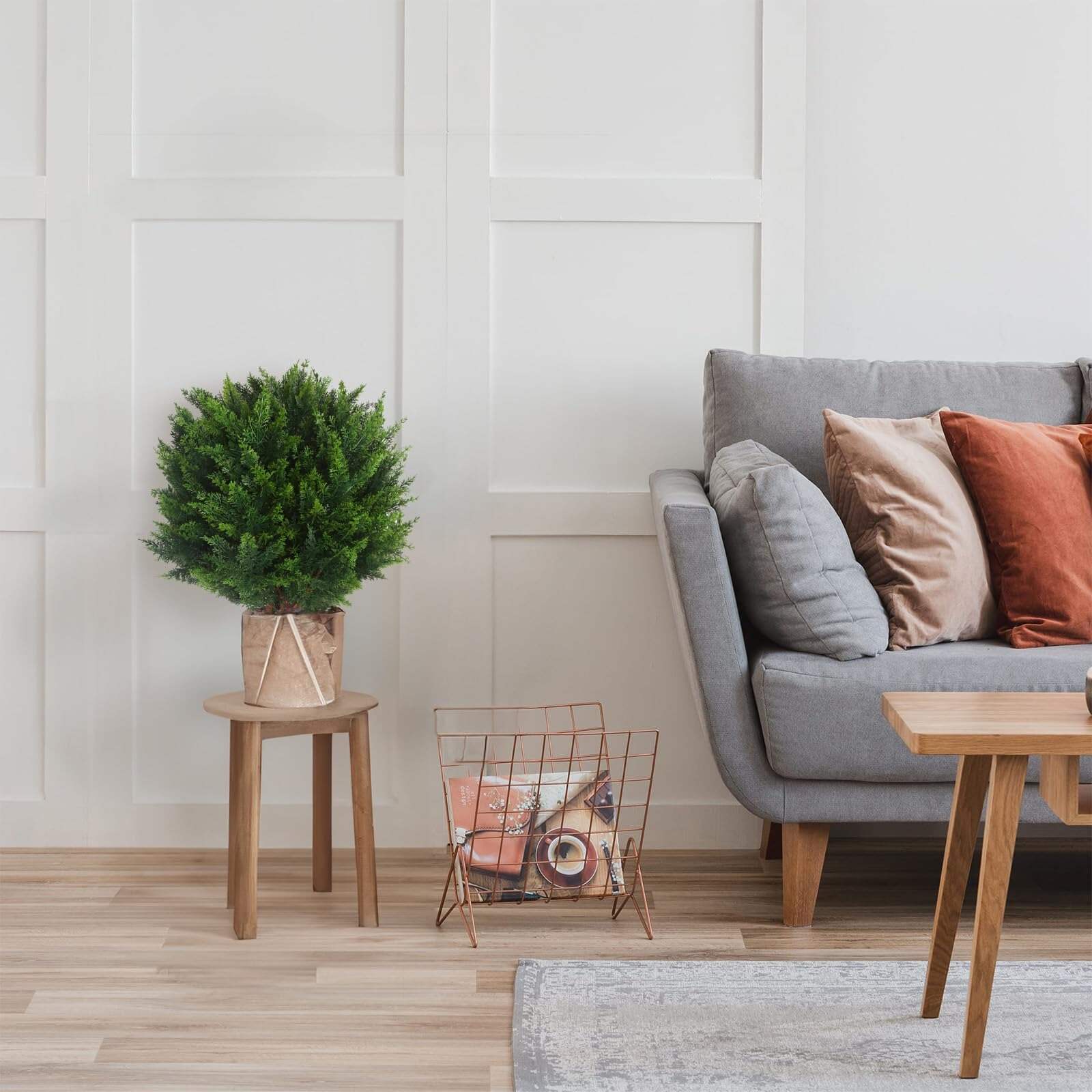 🔥On Sale🔥22''T Artificial Cedar Topiary Ball Tree