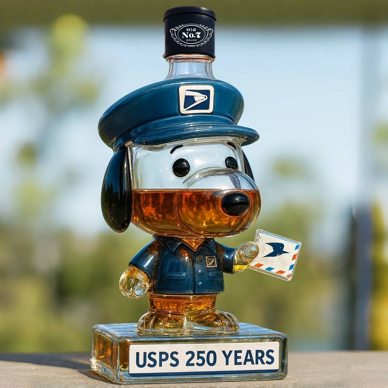 SNP USPS 250th Anniversary Whiskey Bottle