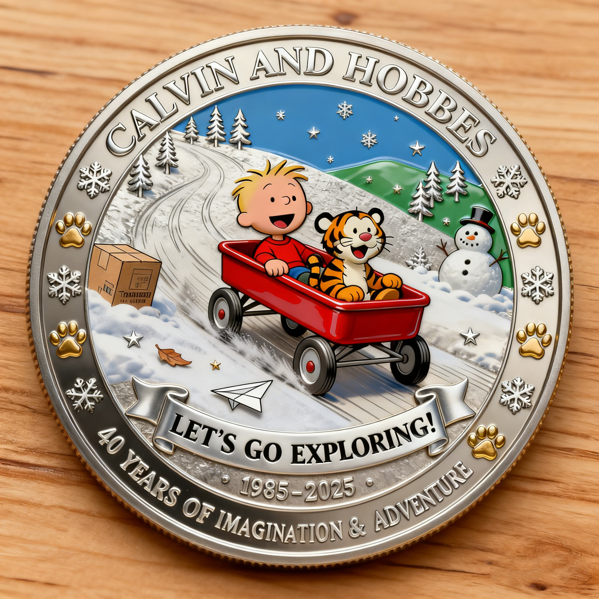 《Calvin & Hobbes》40TH Commemorative Coin
