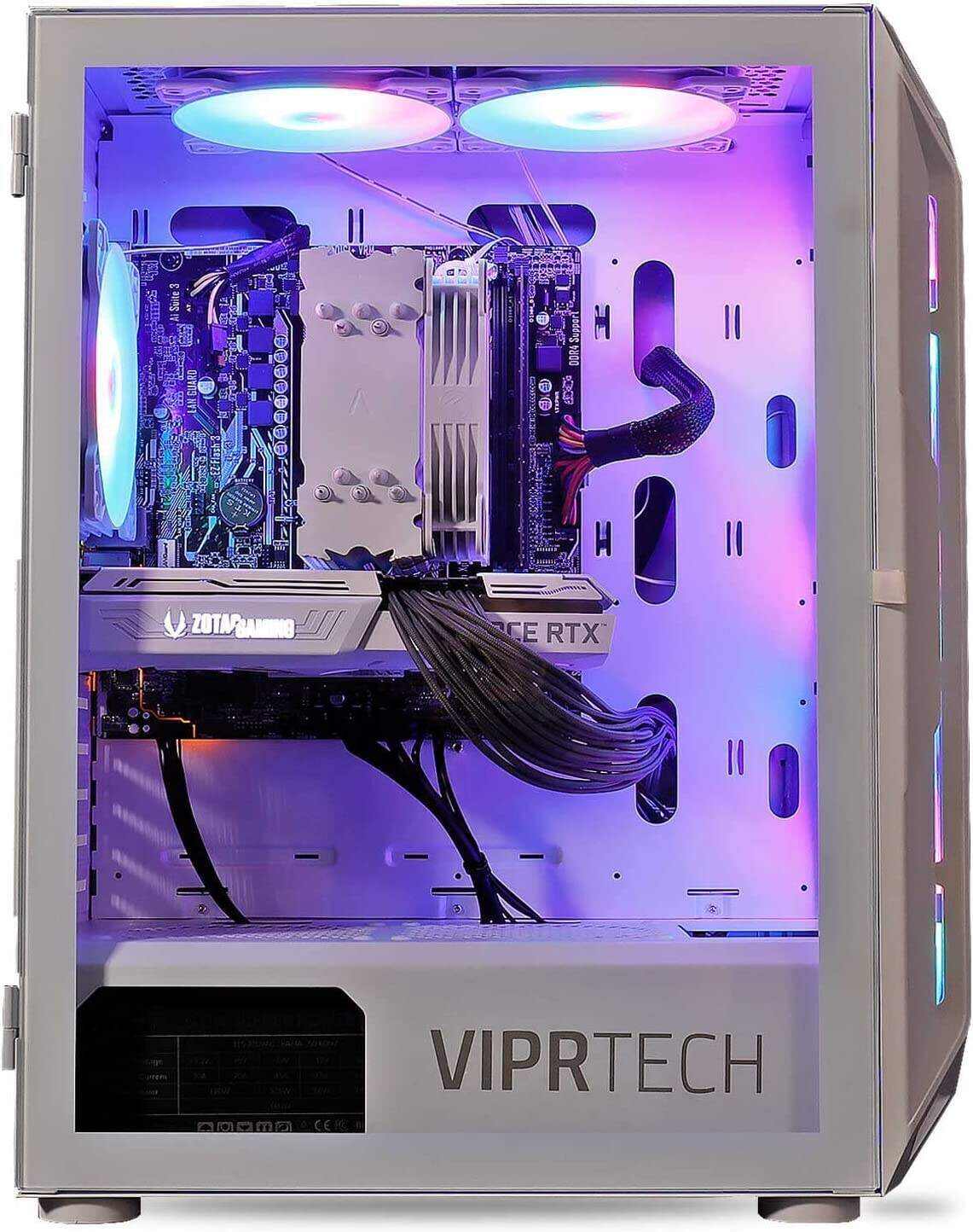 3.0 Liquid-Cooled PC - AMD Ryzen 5 5600X (12-Core 4.6Ghz), RTX 3070 8GB, 32GB DDR4 3200 RAM, 1TB NVMe SSD, VR-Ready, Streaming, WiFi, RGB, Win 11, Warranty, Gaming Desktop Computer